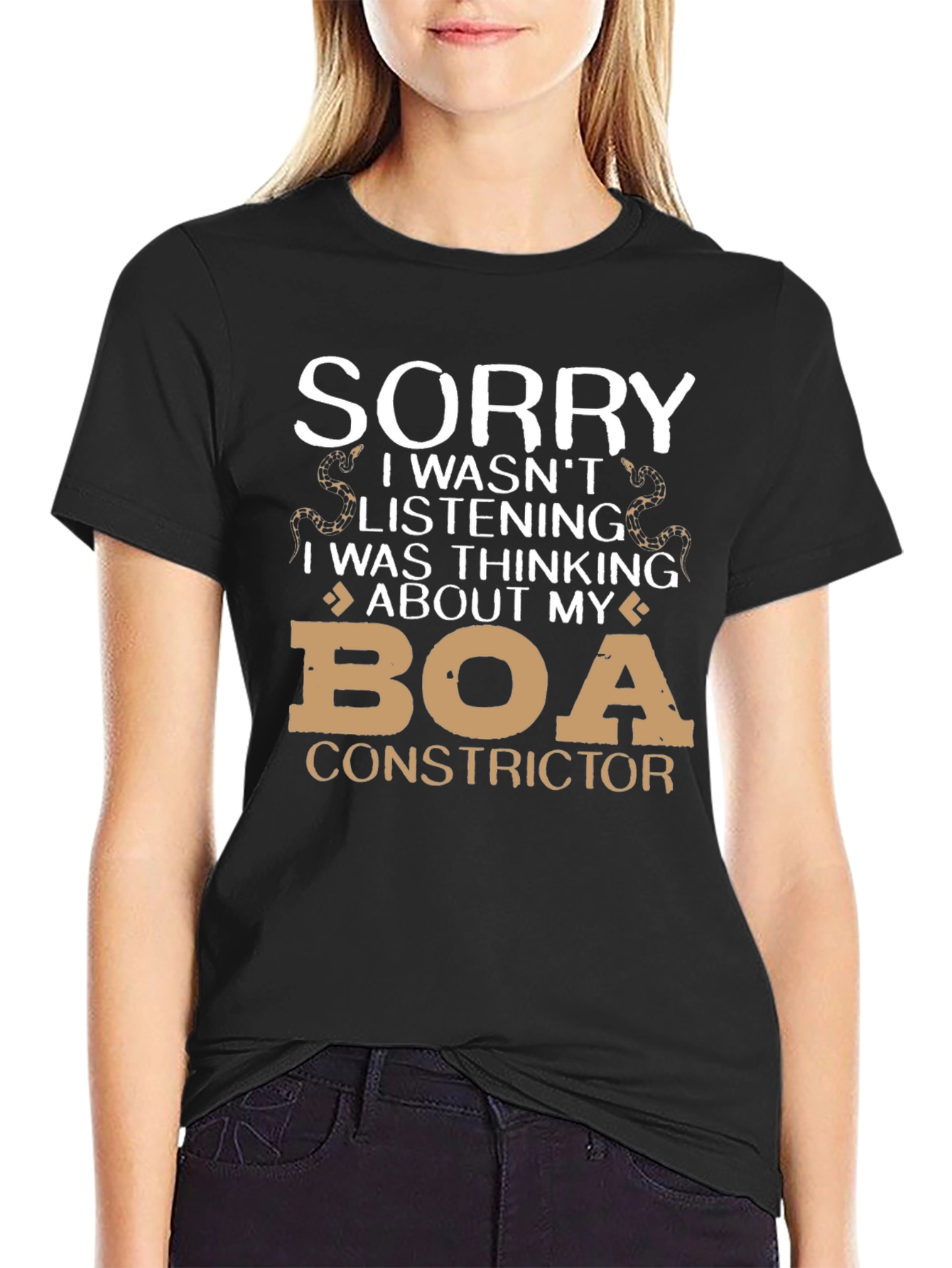 Sorry Thinking About Boa Constrictor T-Shirt