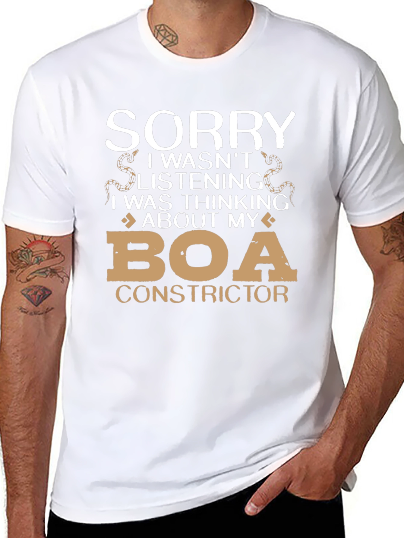 Sorry Thinking About Boa Constrictor T-Shirt