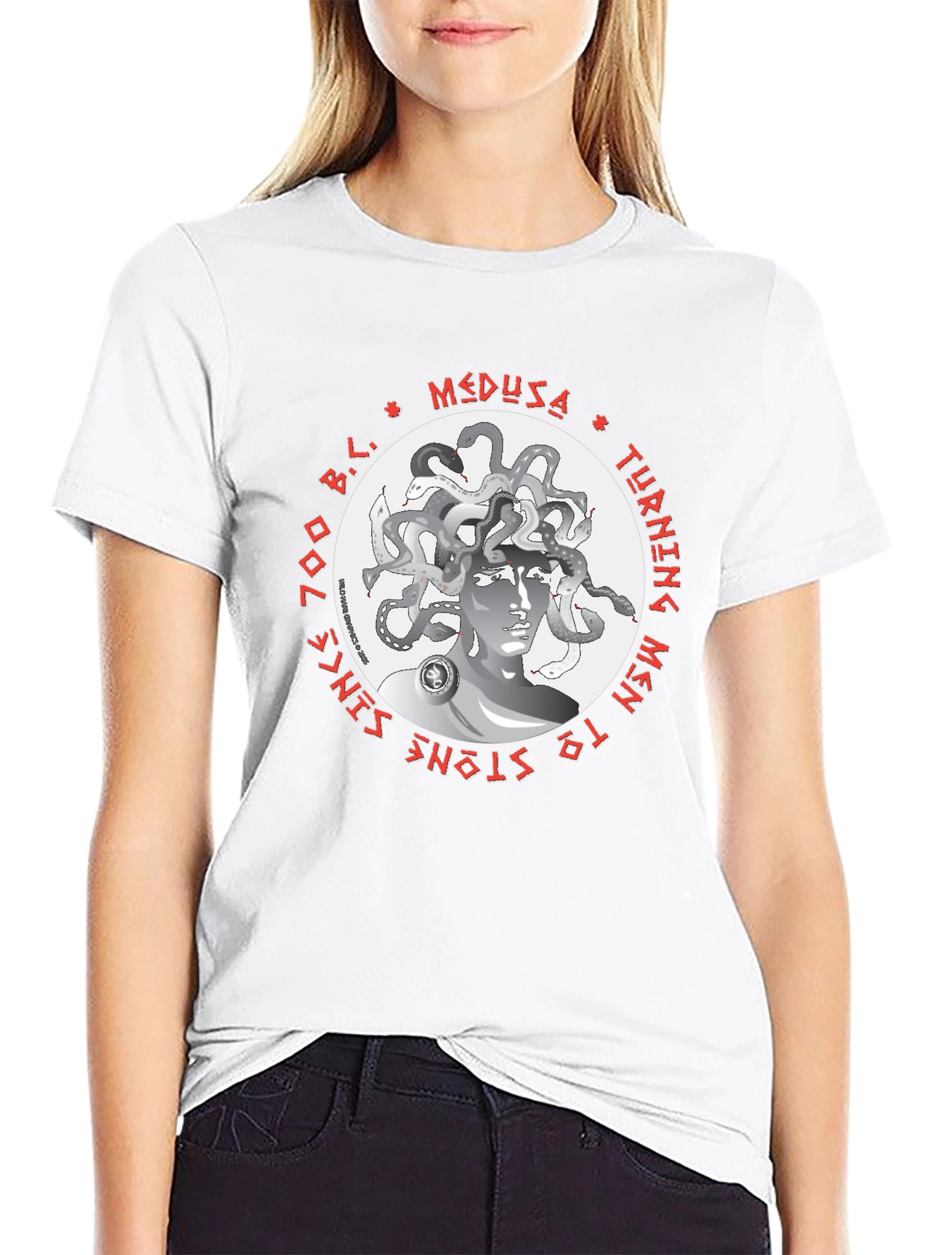 Medusa Graphic T-Shirt - Turning Men to Stone