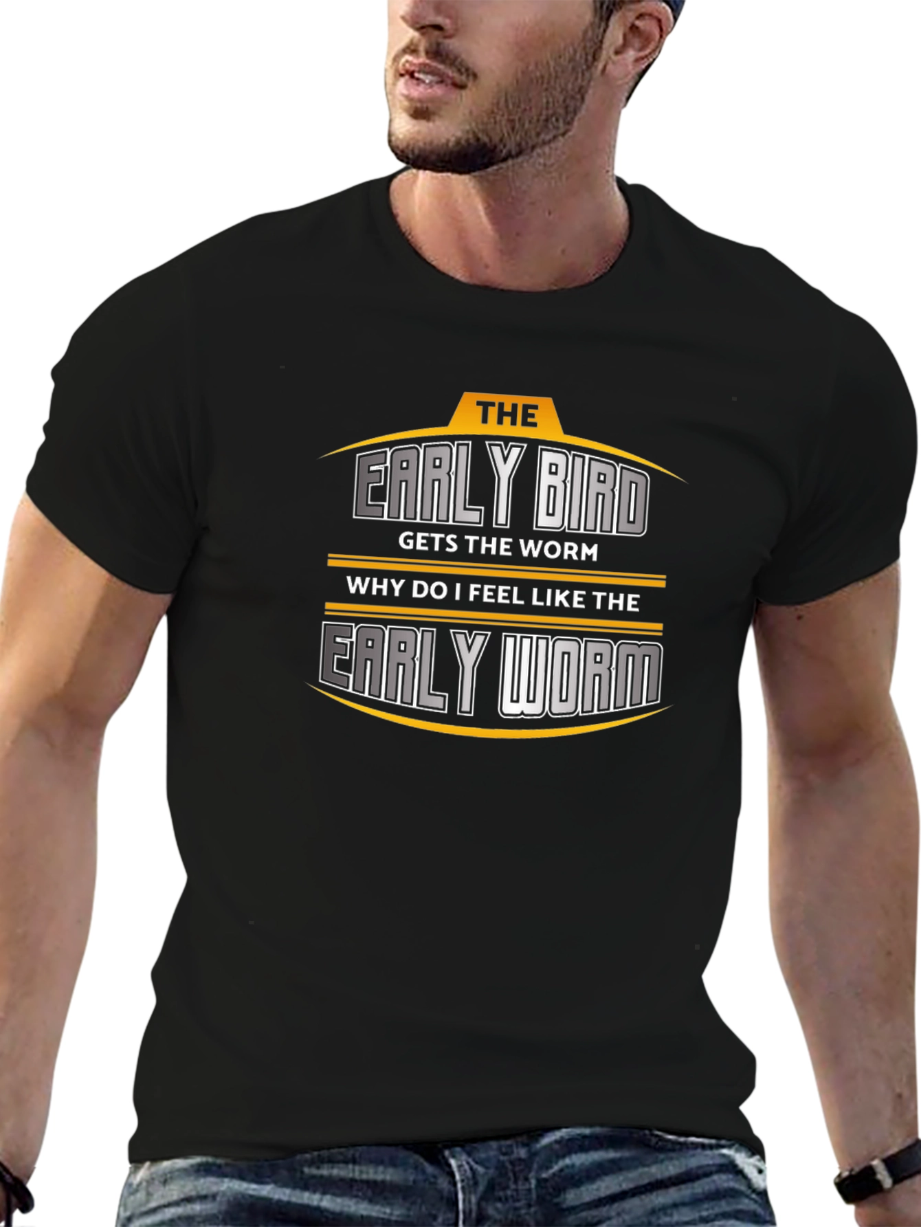 Early Bird vs. Early Worm Graphic T-Shirt