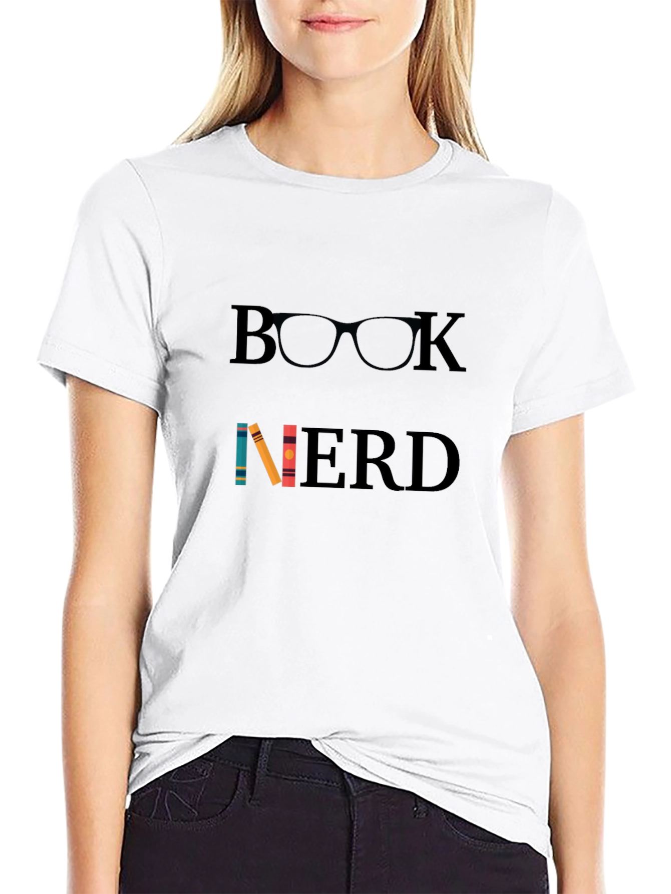 Book Nerd Graphic T-Shirt