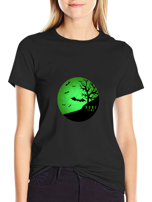 Hunt Time Graphic Tee - Spooky Season Shirt