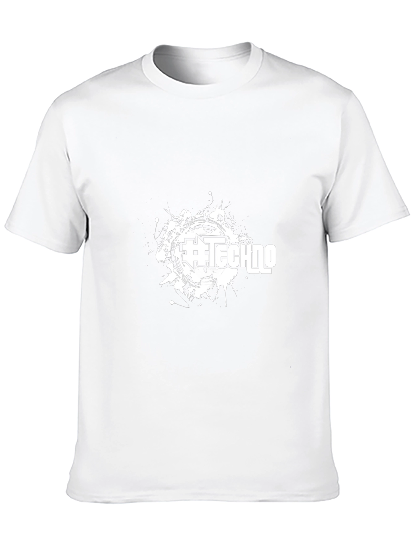 Techno Splash Black T-Shirt