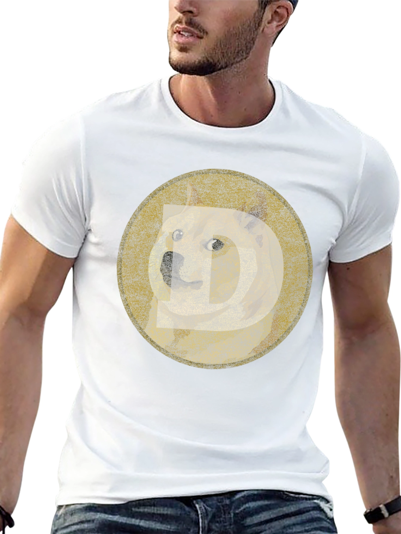 Doge Meme Black T-Shirt