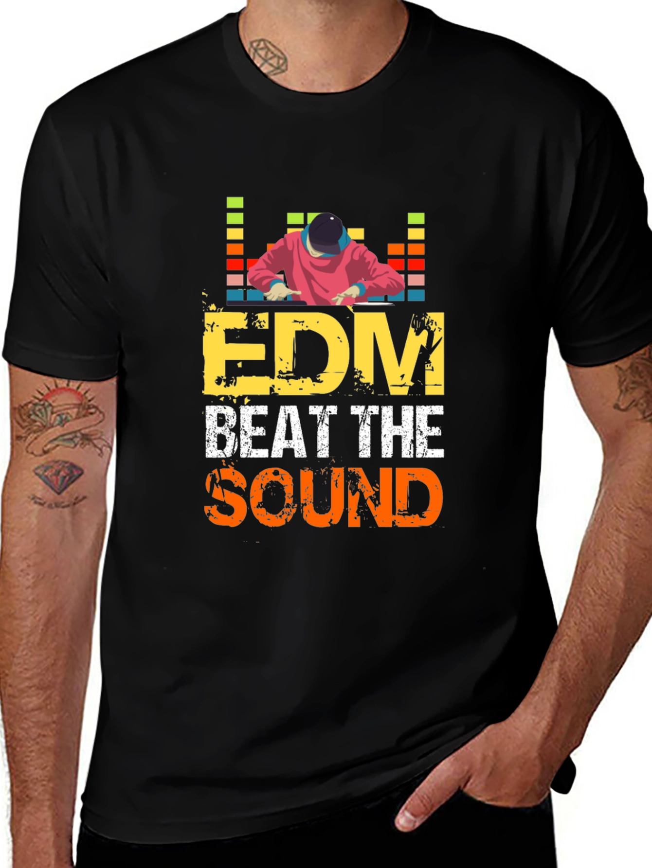EDM Beat The Sound Graphic T-Shirt