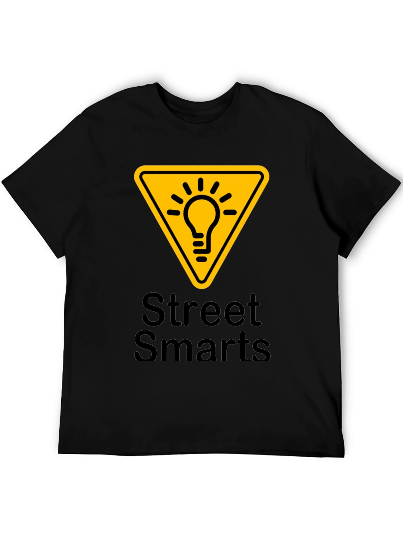 Street Smarts T-Shirt - Black Graphic Tee