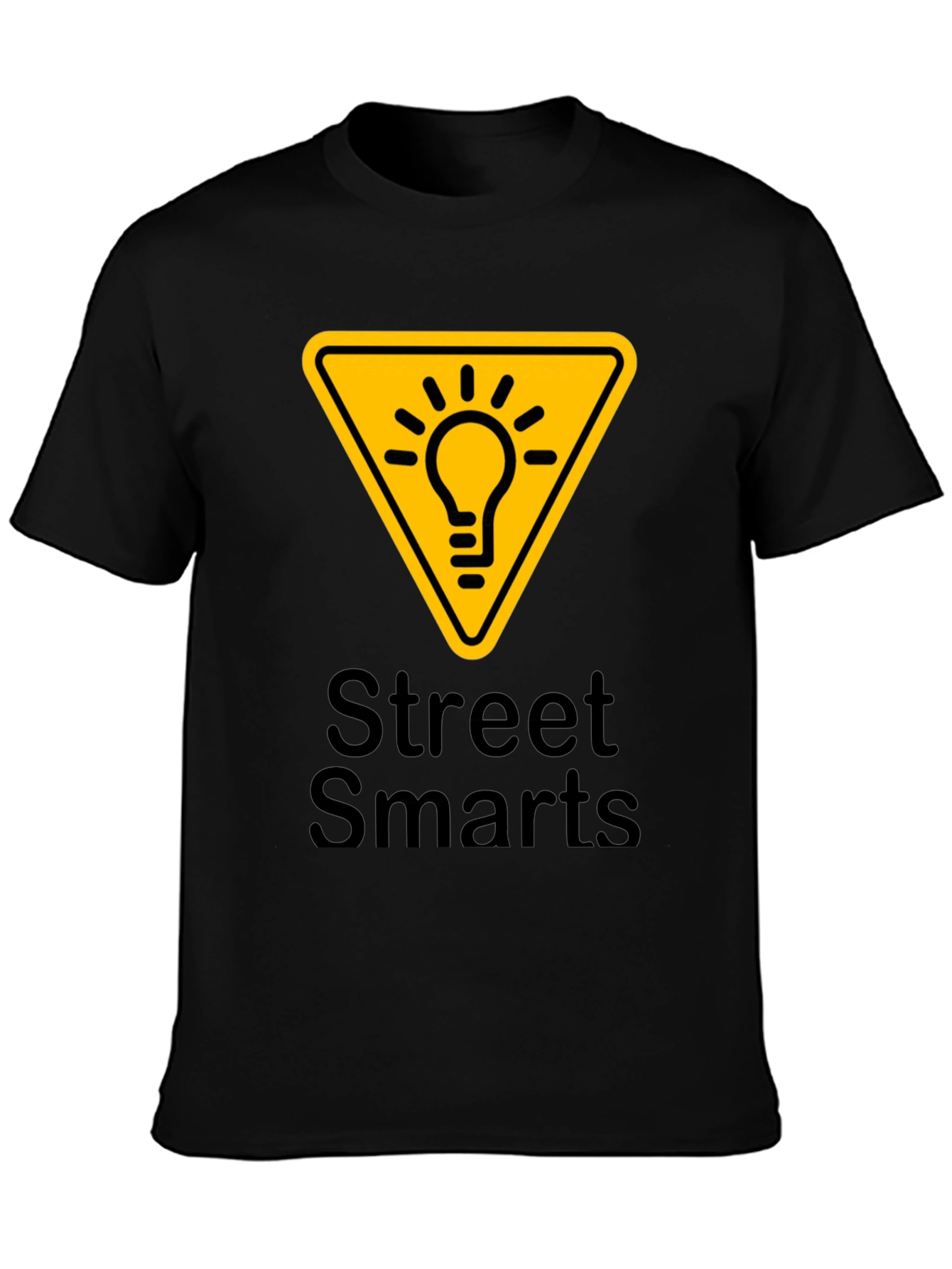 Street Smarts T-Shirt - Black Graphic Tee