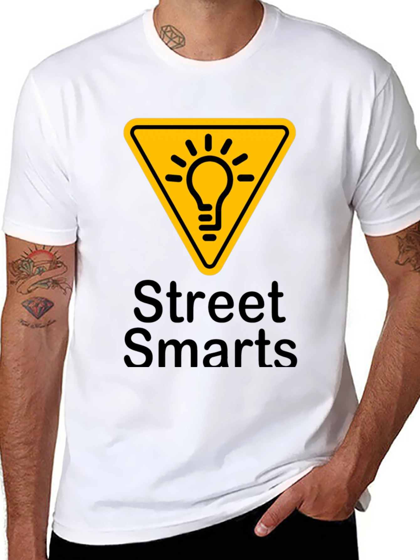 Street Smarts T-Shirt - Black Graphic Tee