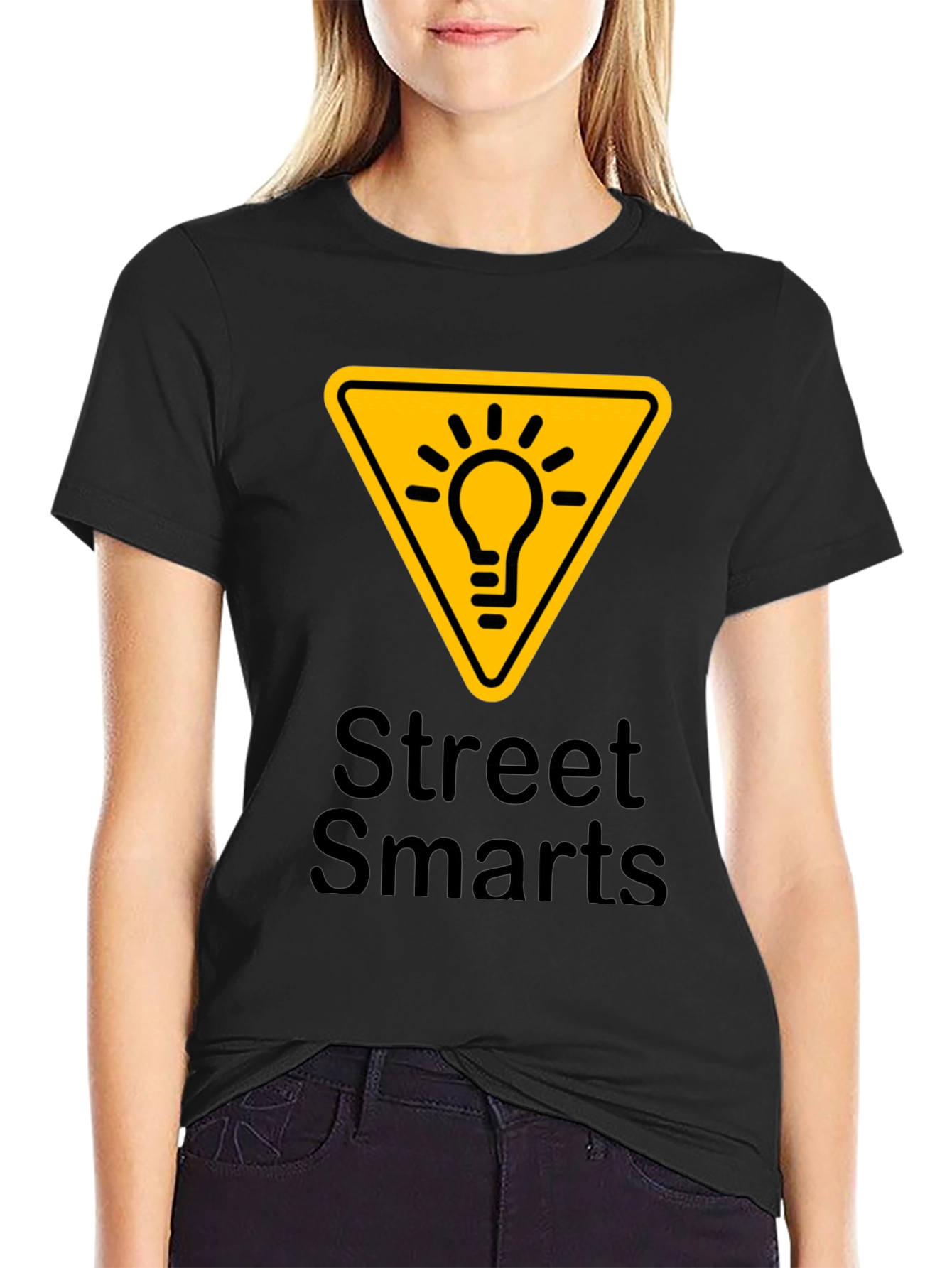 Street Smarts T-Shirt - Black Graphic Tee