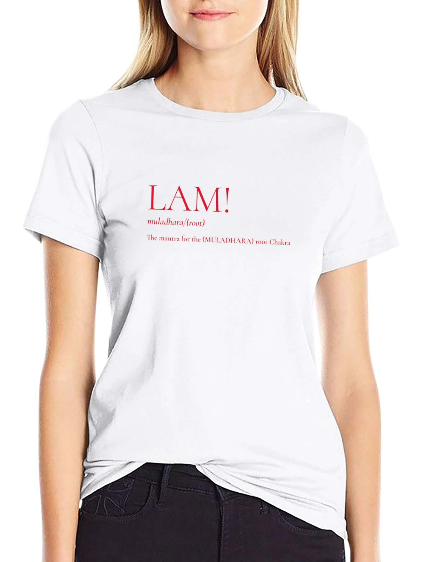 Root Chakra T-Shirt - LAM! Mantra Tee