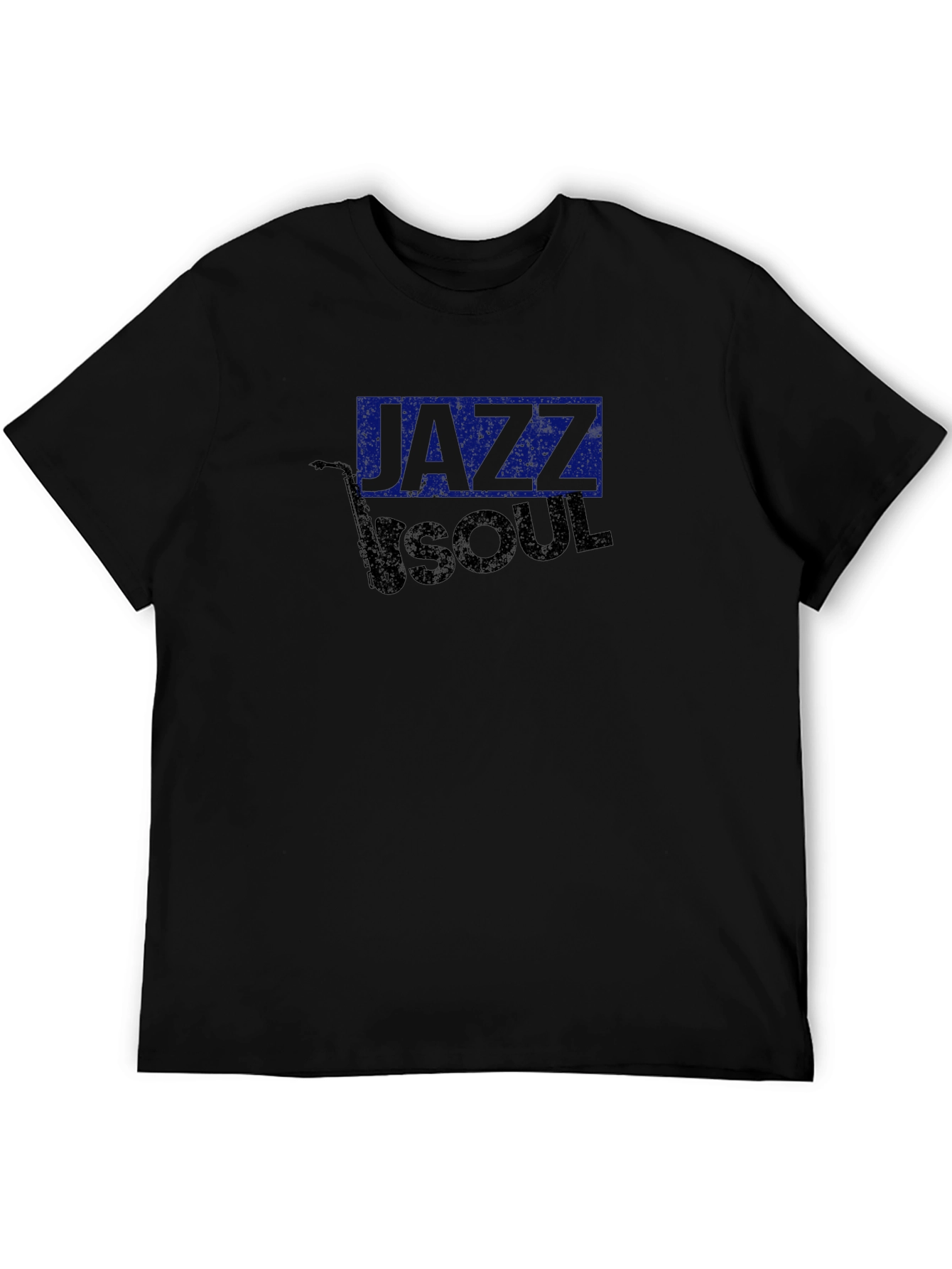Jazz Soul Graphic Black T-Shirt