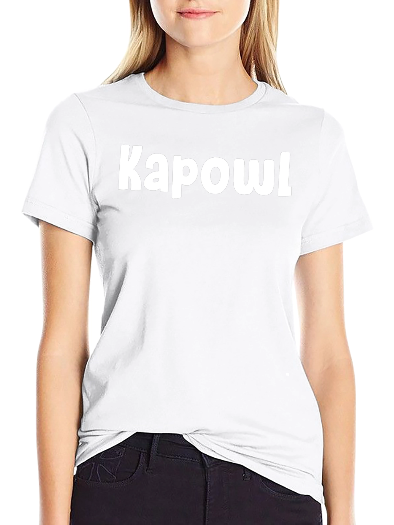 Kapowl Graphic Tee - Casual Black T-Shirt