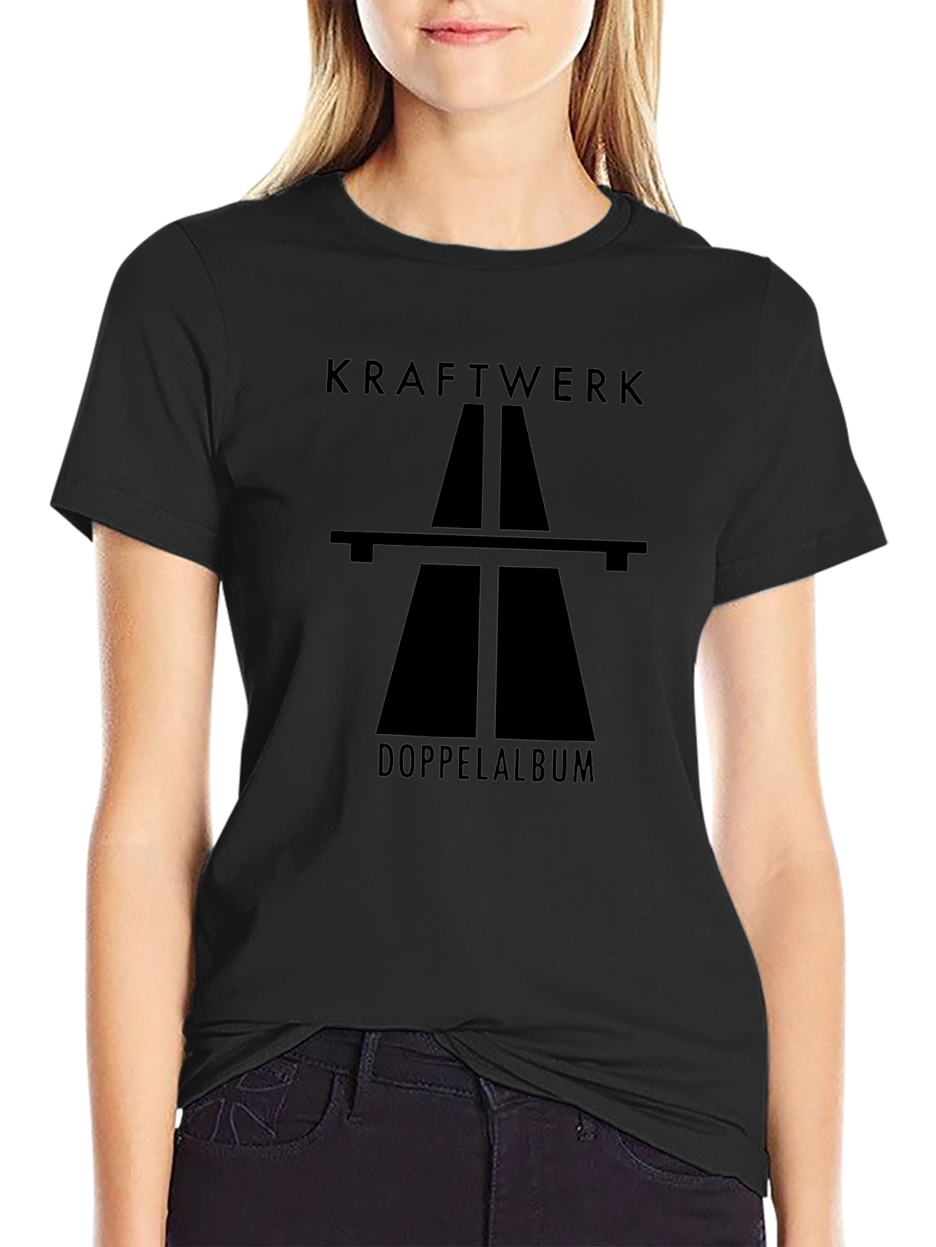 Kraftwerk Autobahn T-Shirt Black Graphic Tee