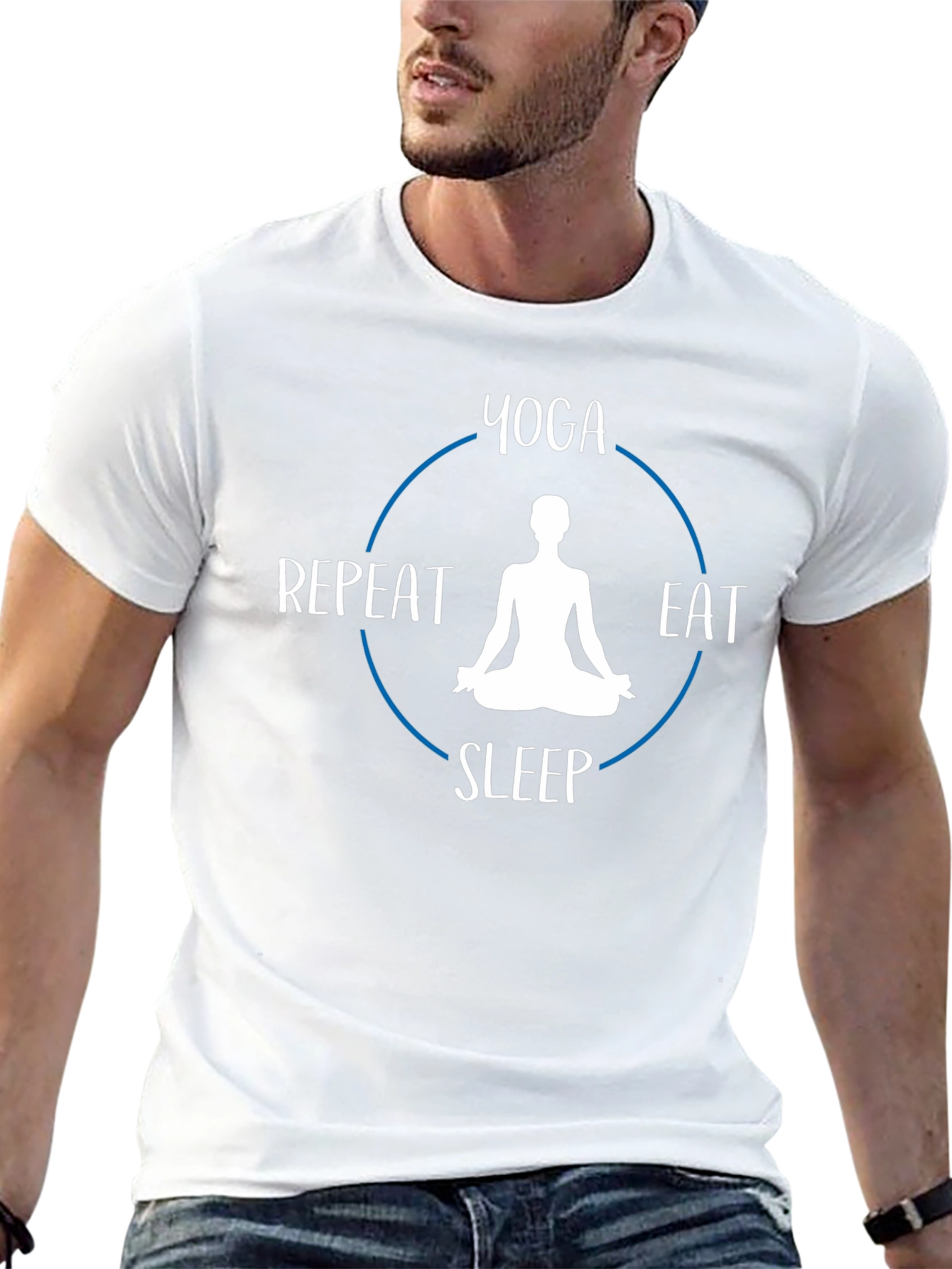 Yoga Eat Sleep Repeat T-Shirt