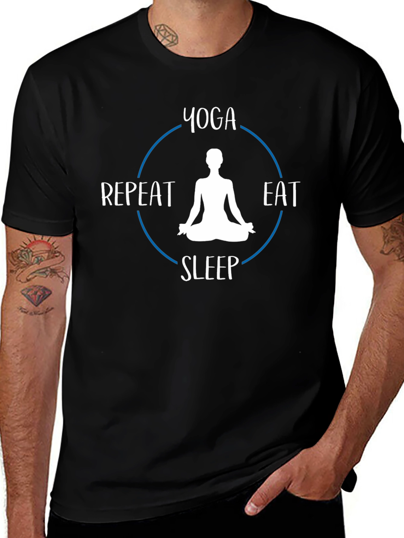 Yoga Eat Sleep Repeat T-Shirt