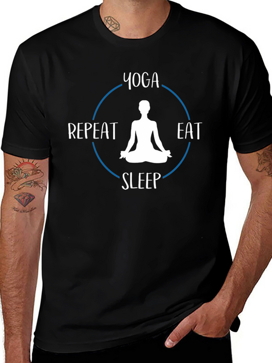 Yoga Eat Sleep Repeat T-Shirt