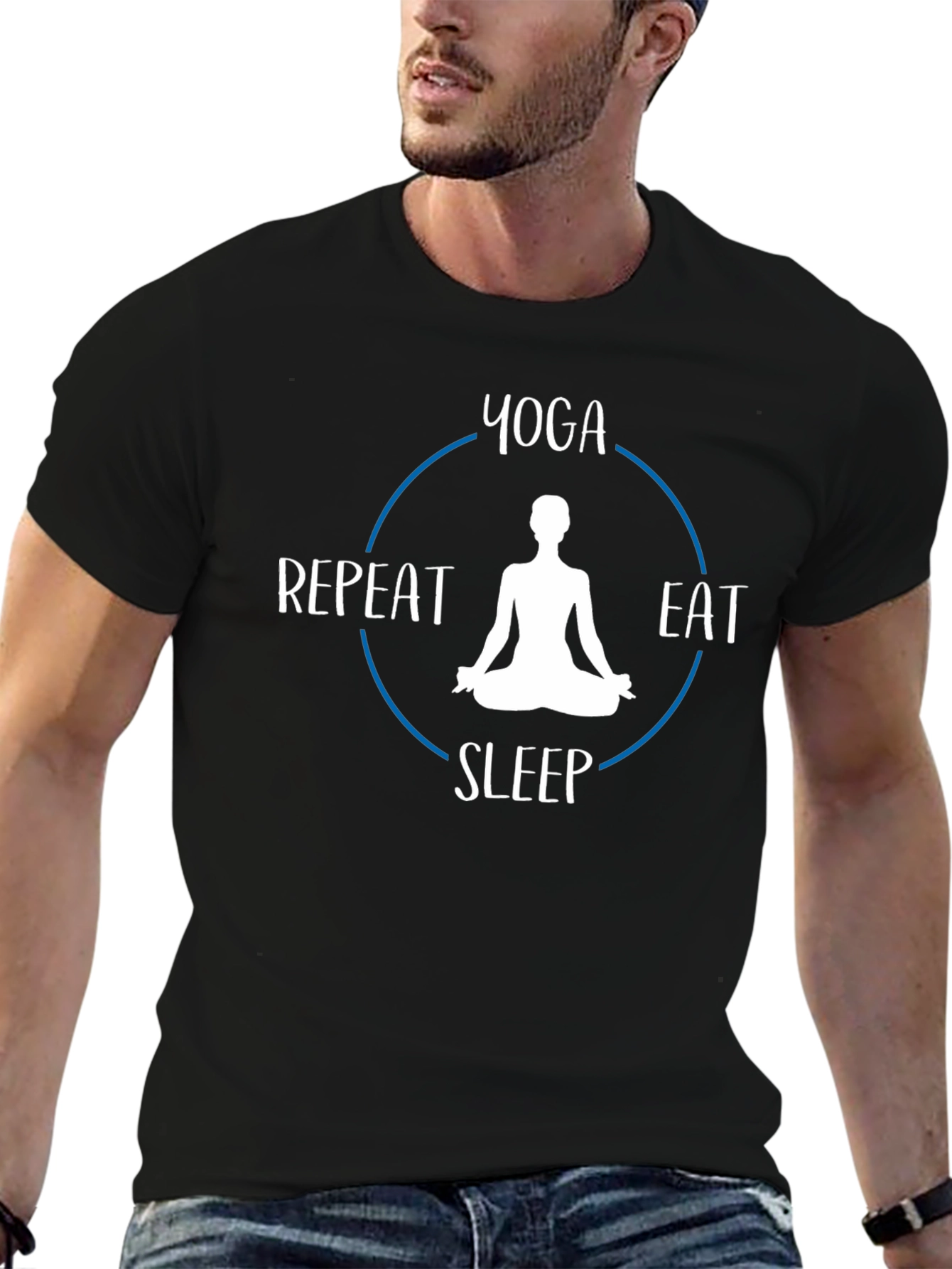 Yoga Eat Sleep Repeat T-Shirt