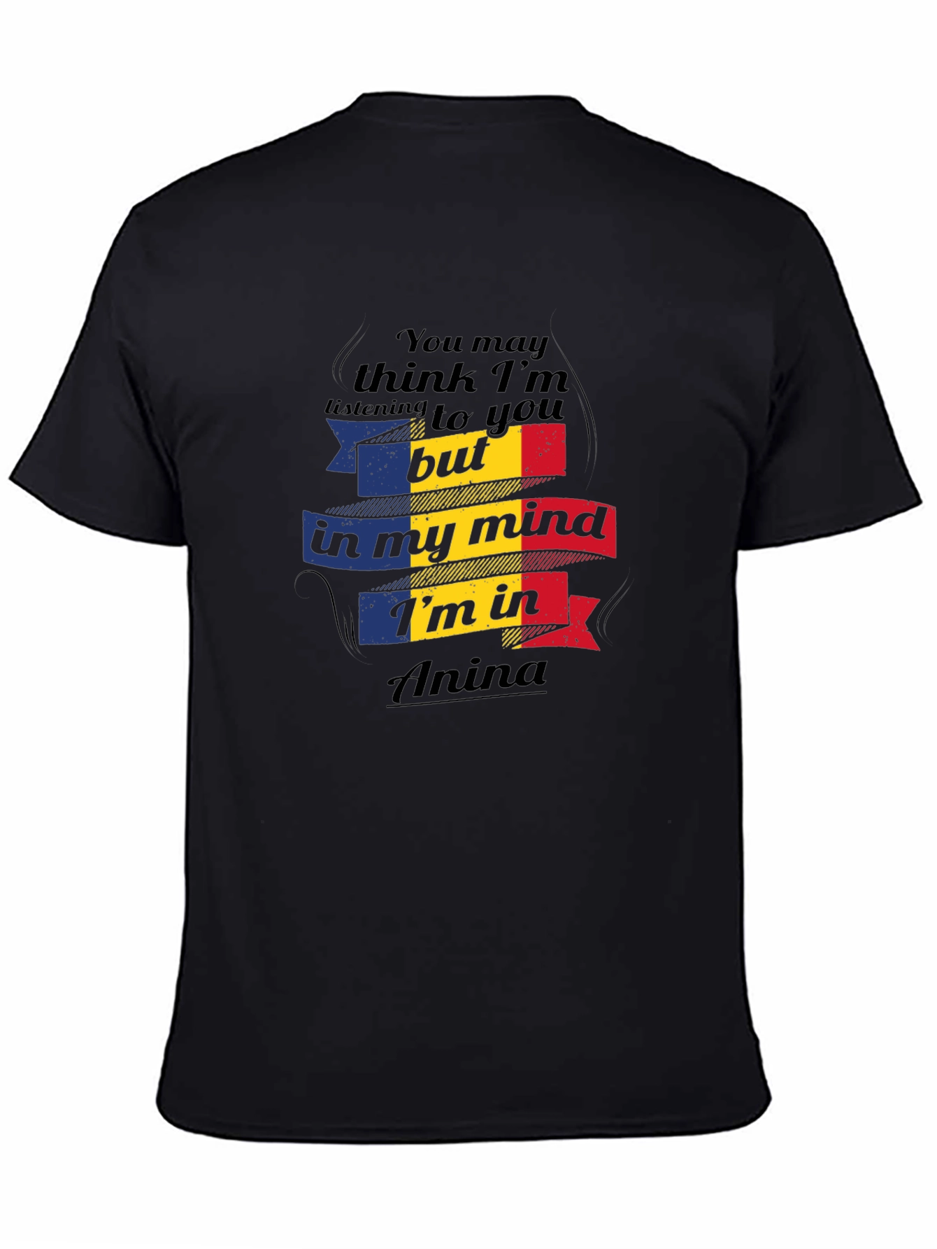 Anina Mind T-Shirt Romania Flag Design