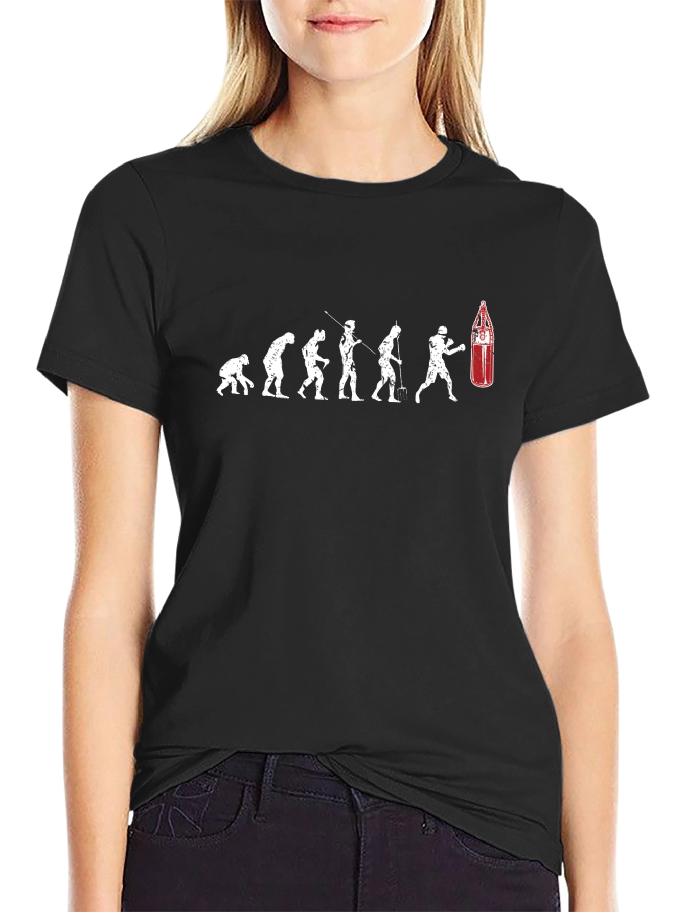 Boxing Evolution T-Shirt - Punching Bag Humor Tee