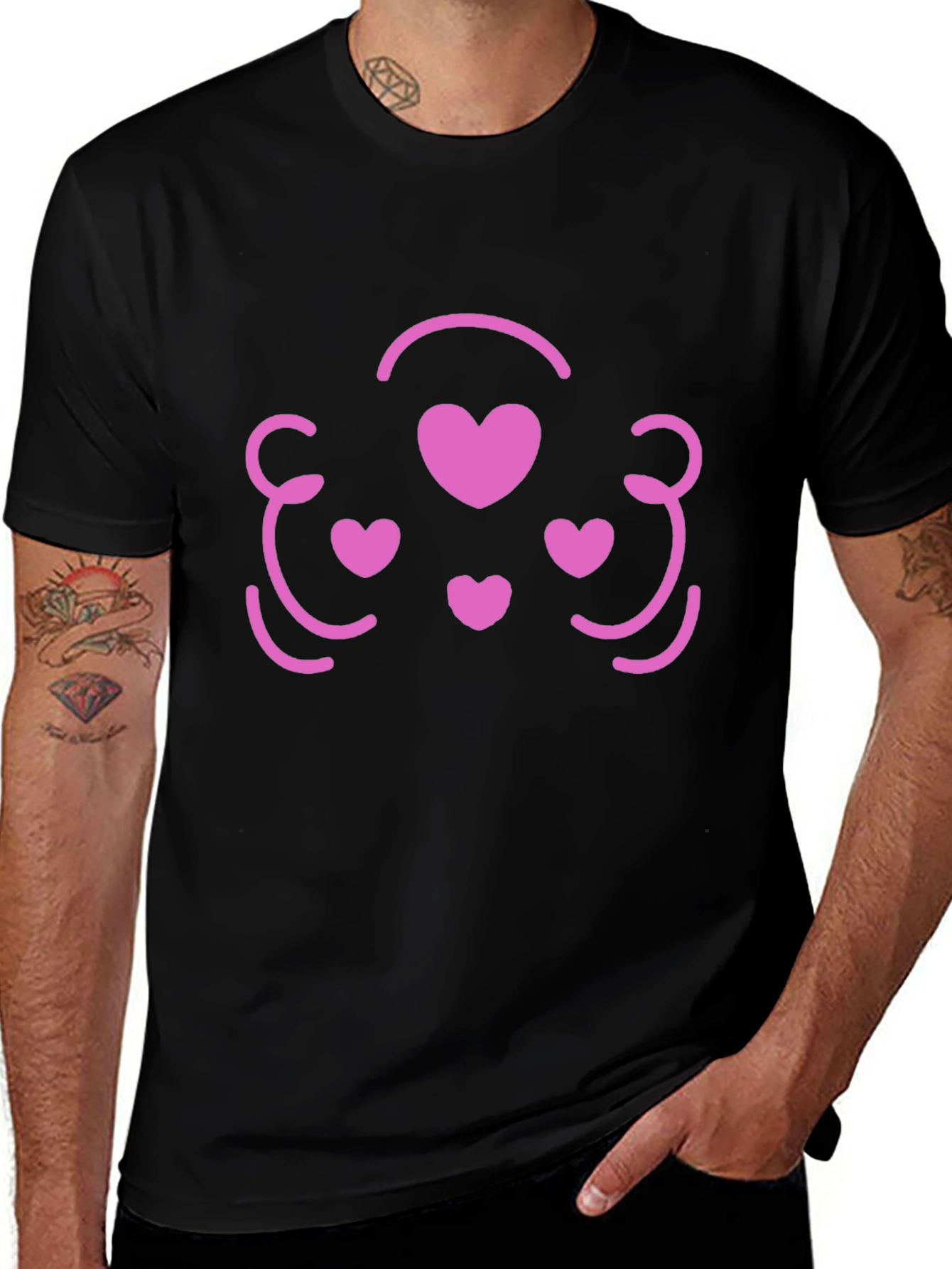 Heart Face T-Shirt - Cute Graphic Tee