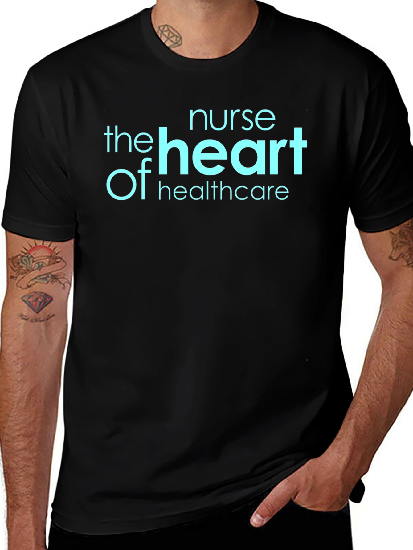 Nurse Heart Healthcare Graphic Tee