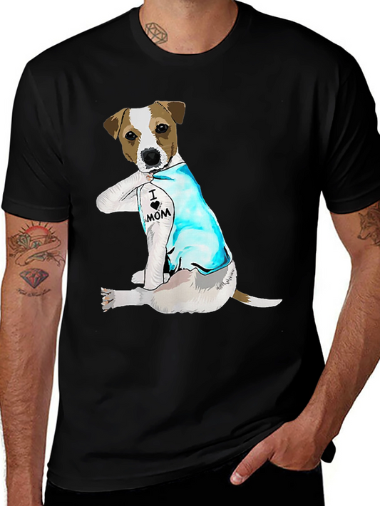 I Heart Mom Dog Tattoo T-Shirt