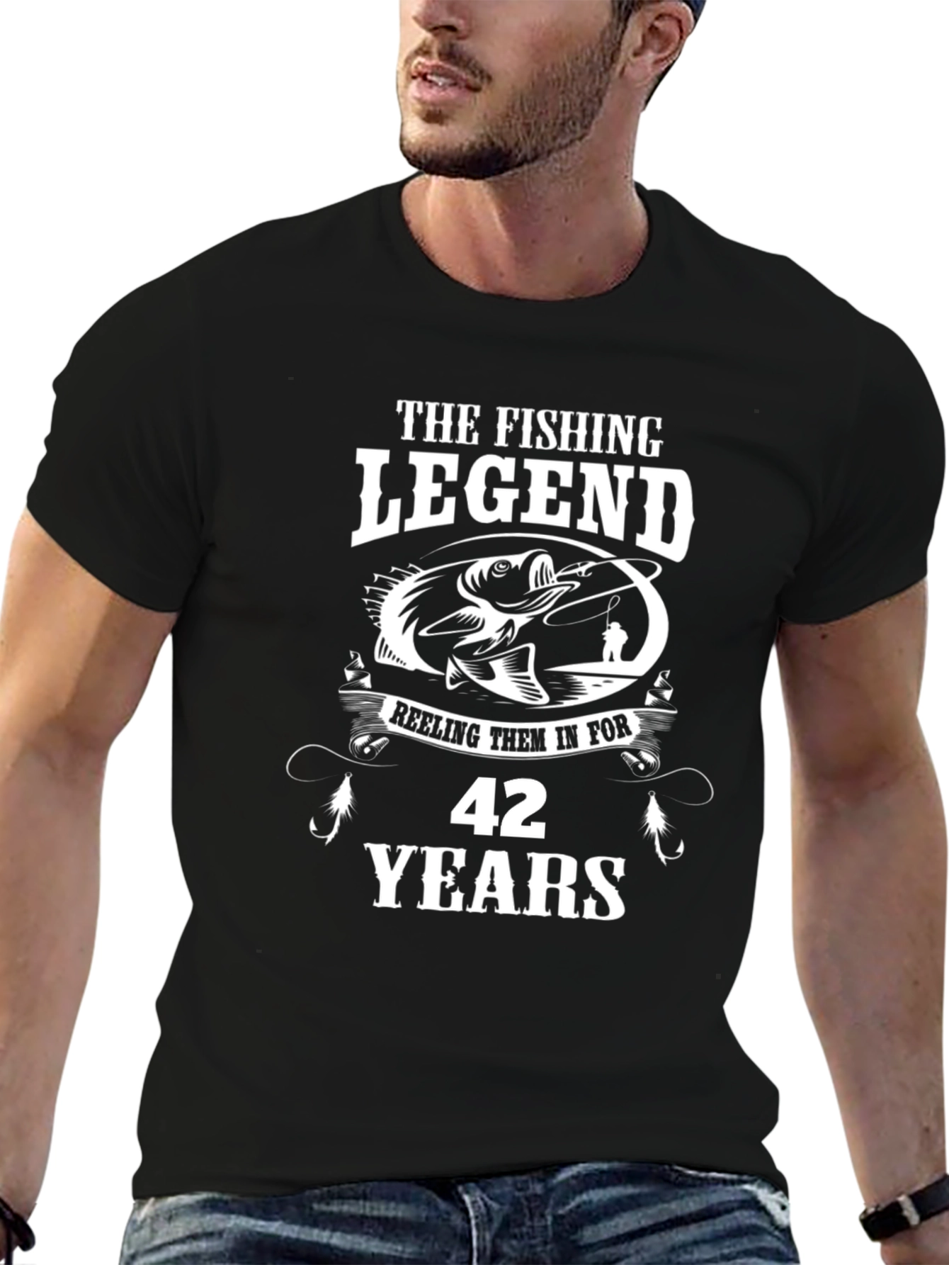 Fishing Legend 42 Years T-Shirt