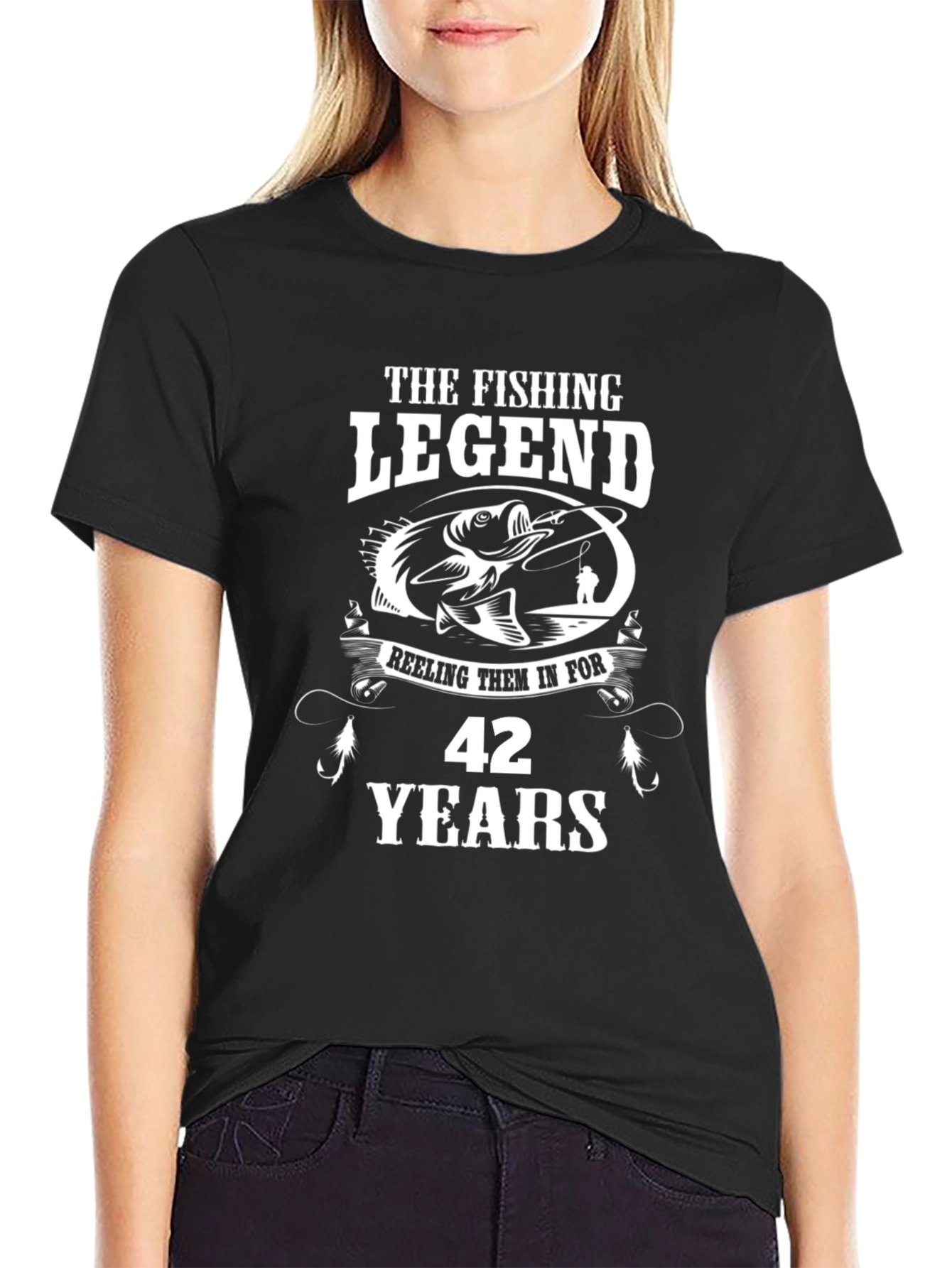 Fishing Legend 42 Years T-Shirt