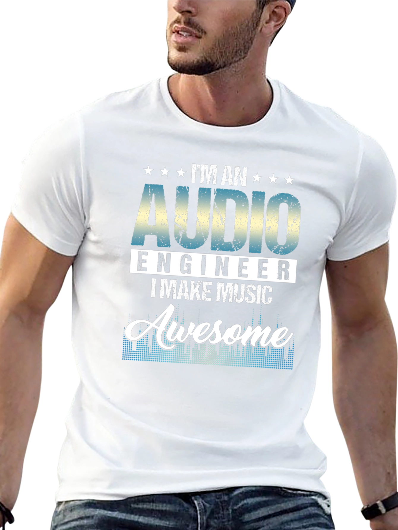 Audio Engineer I Make Music Awesome T-Shirt