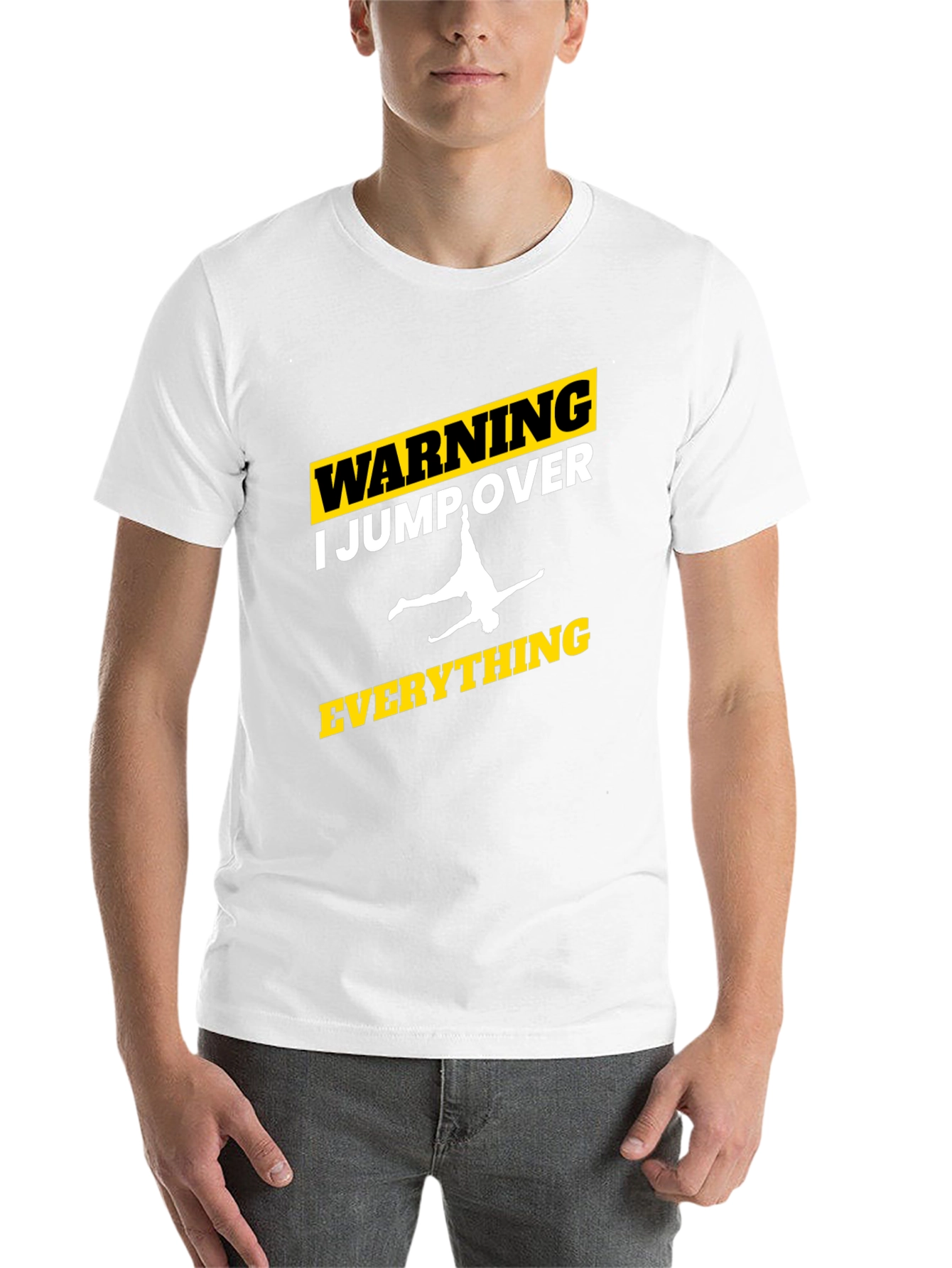 Warning: I Jump Over Everything Graphic Tee