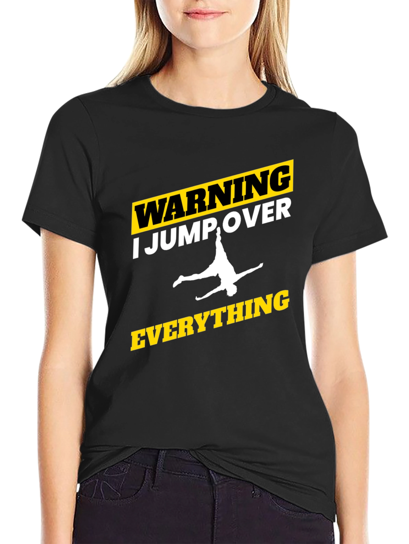 Warning: I Jump Over Everything Graphic Tee