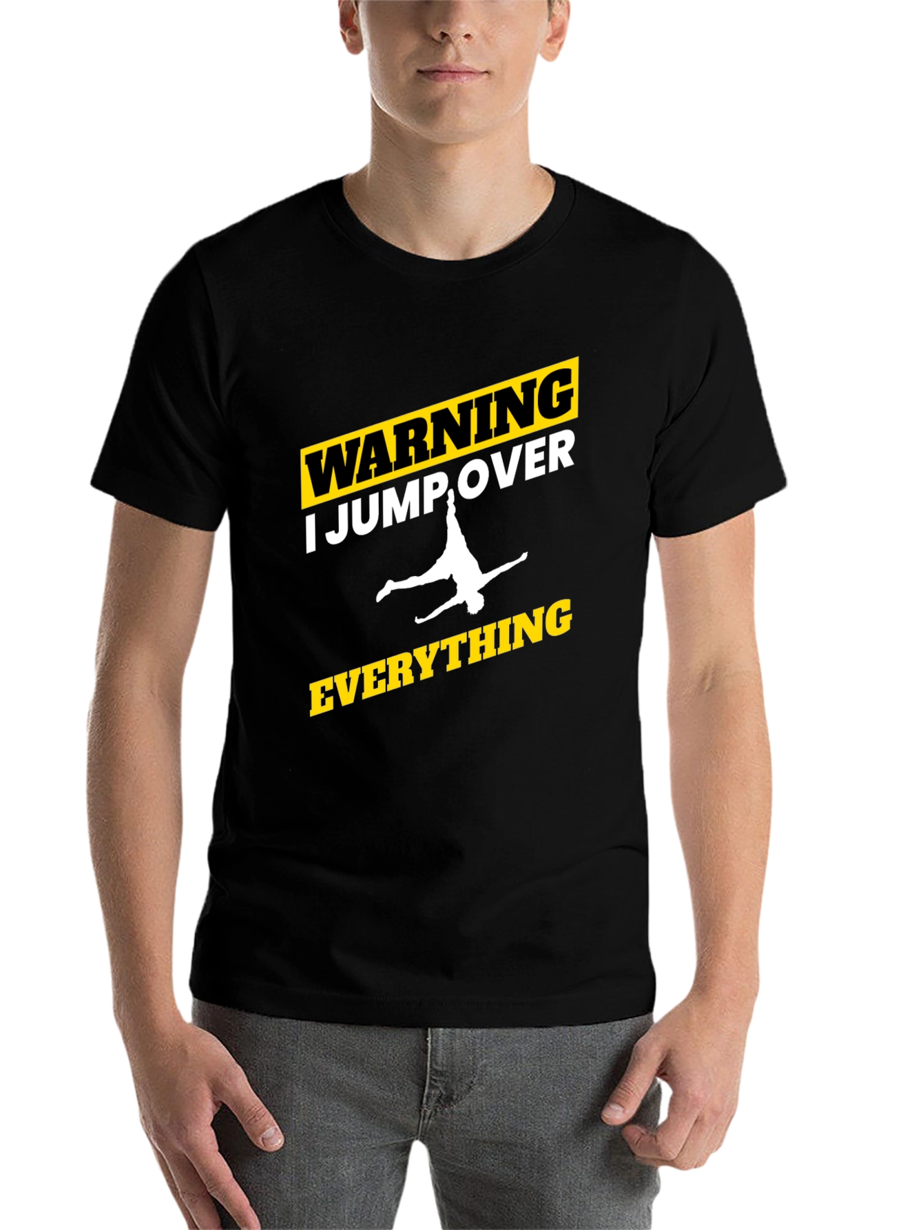 Warning: I Jump Over Everything Graphic Tee