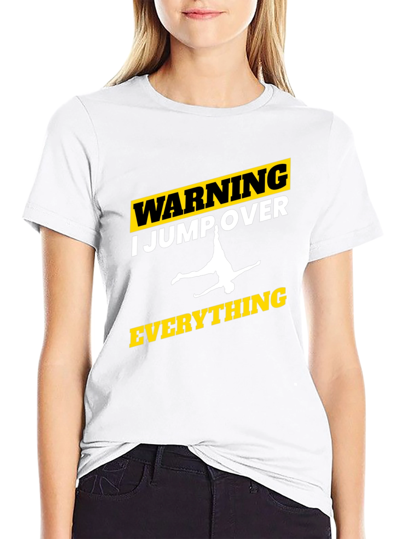 Warning: I Jump Over Everything Graphic Tee