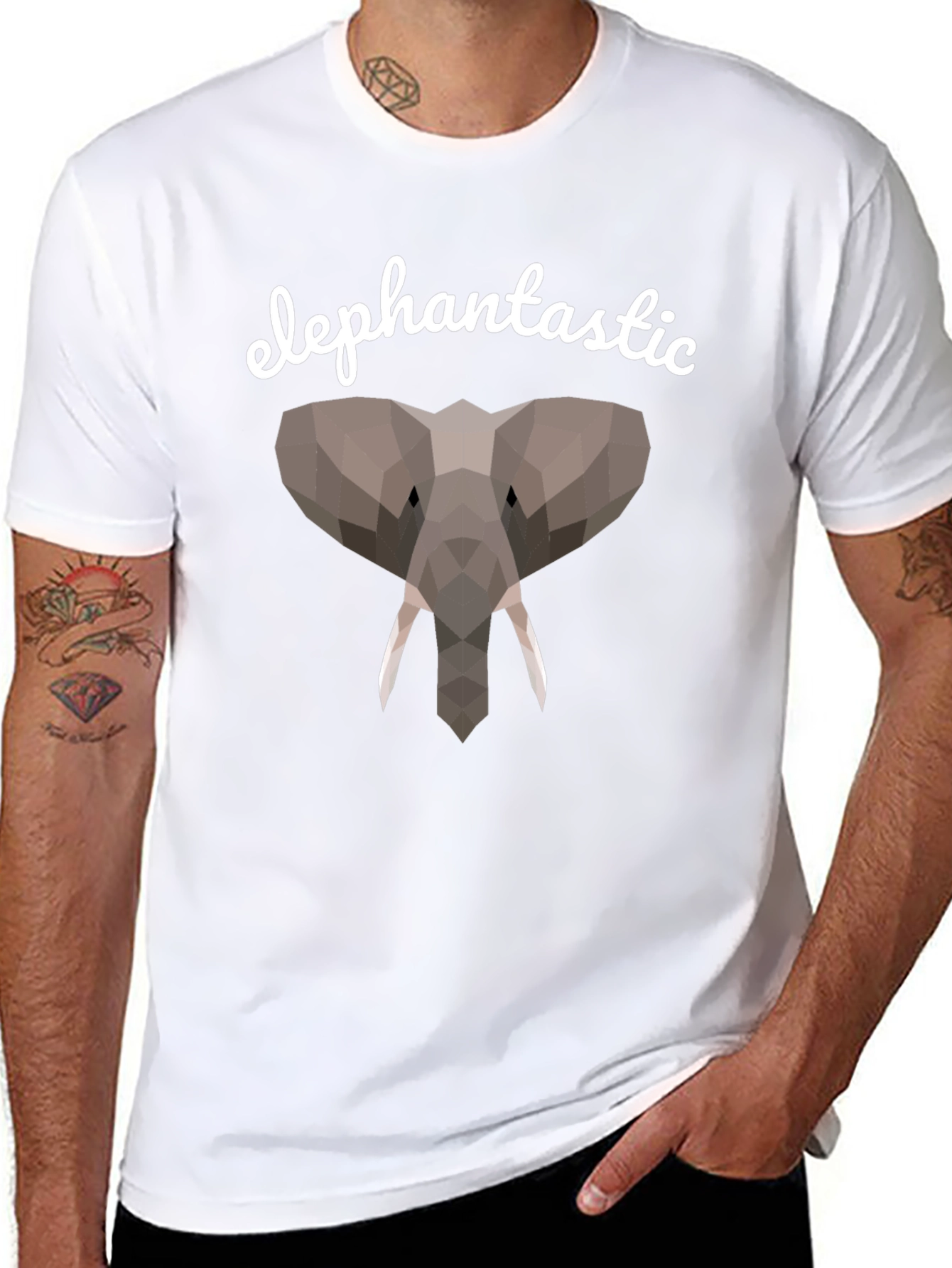 Elephantastic Graphic T-Shirt - Unique Animal Tee