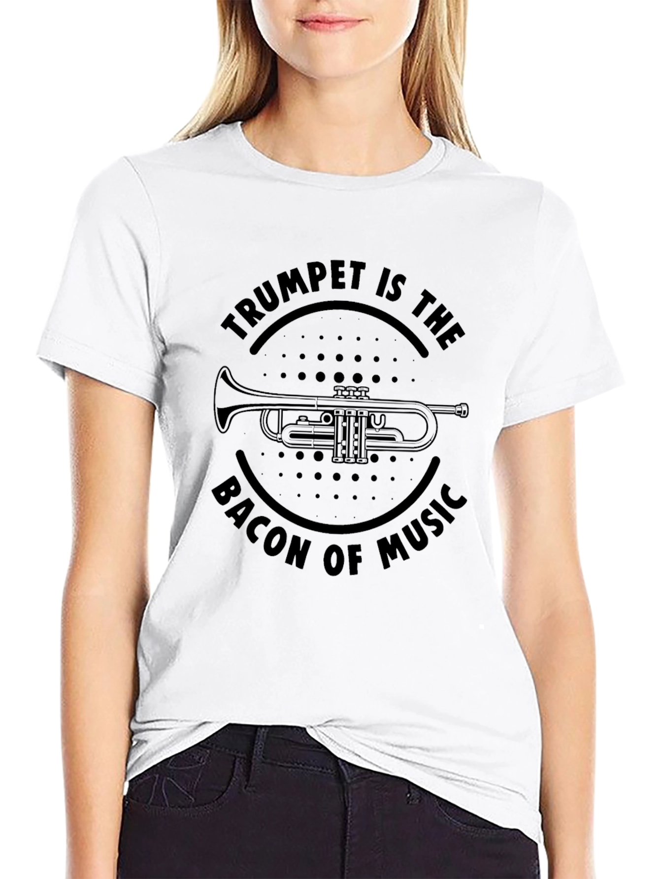 Trumpet is The Bacon of Music Graphic Tee