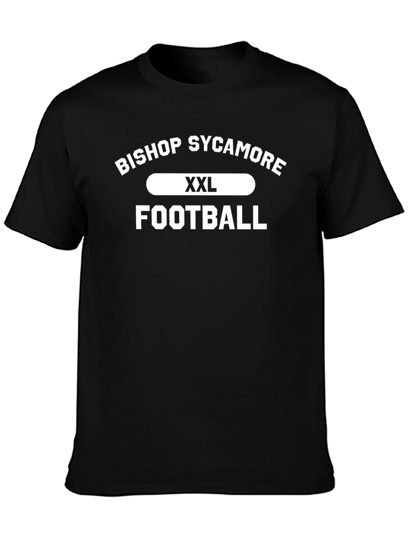 Bishop Sycamore Football T-Shirt XXL Black
