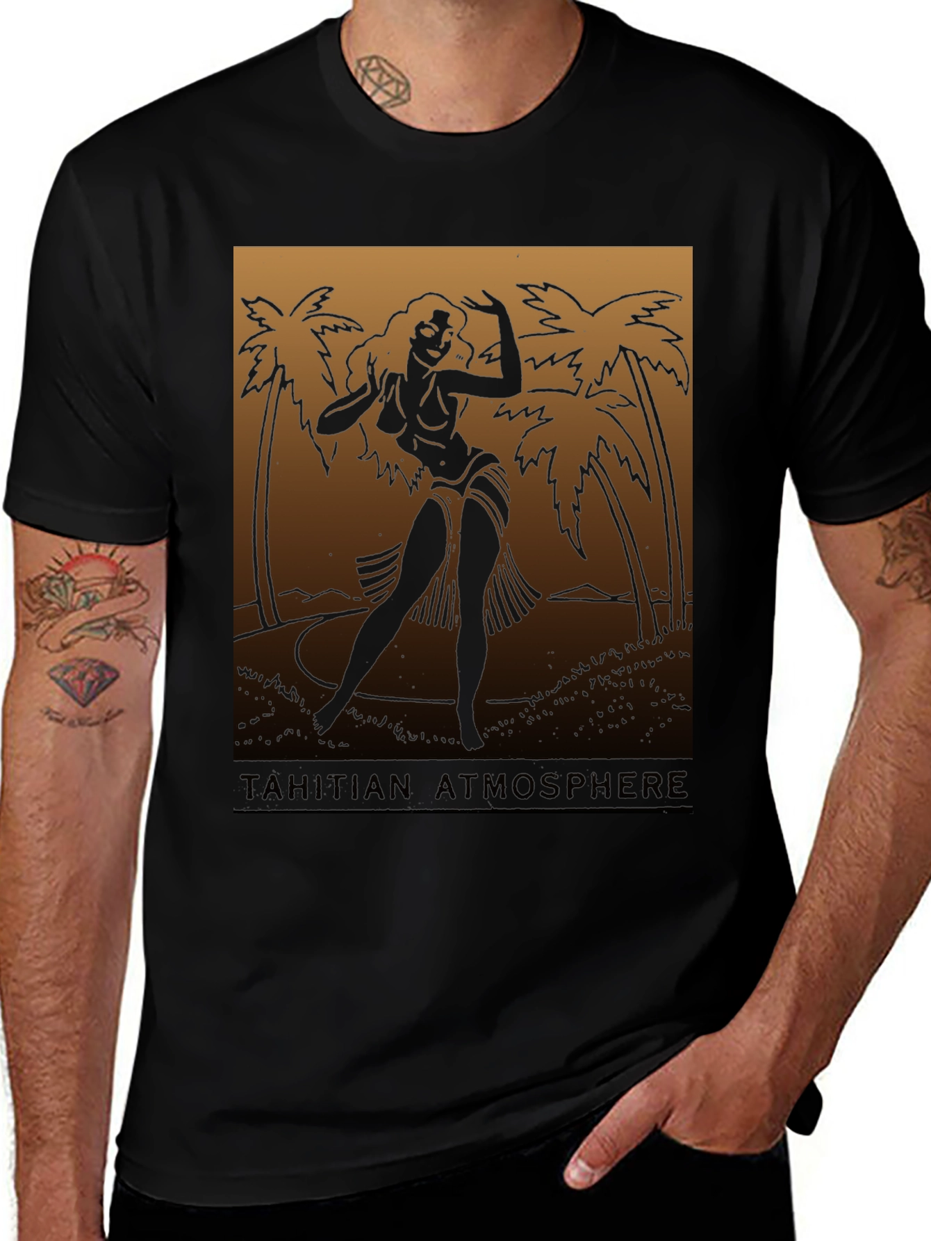 Tahitian Atmosphere Graphic Tee