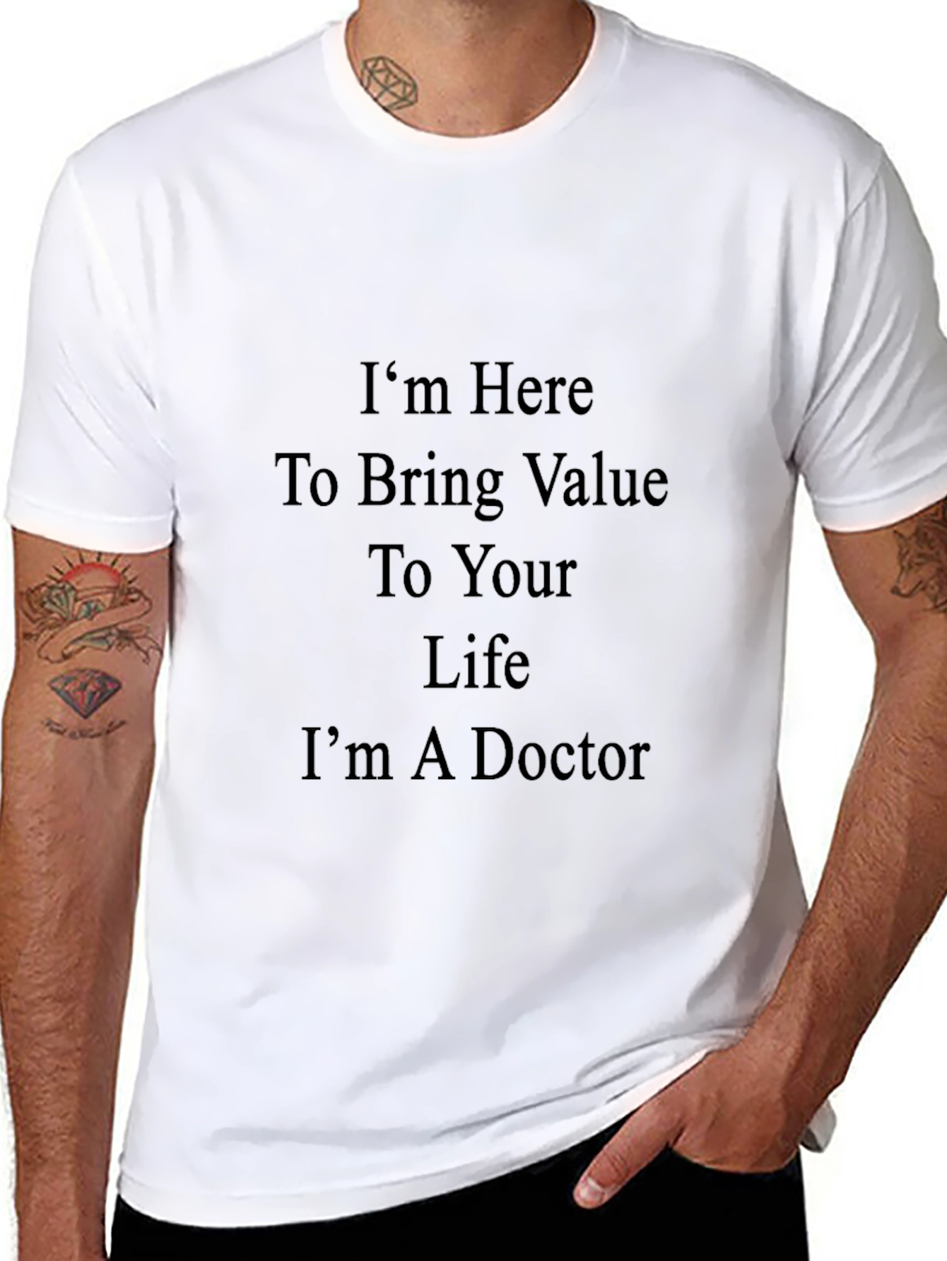 Doctor Value Black T-Shirt