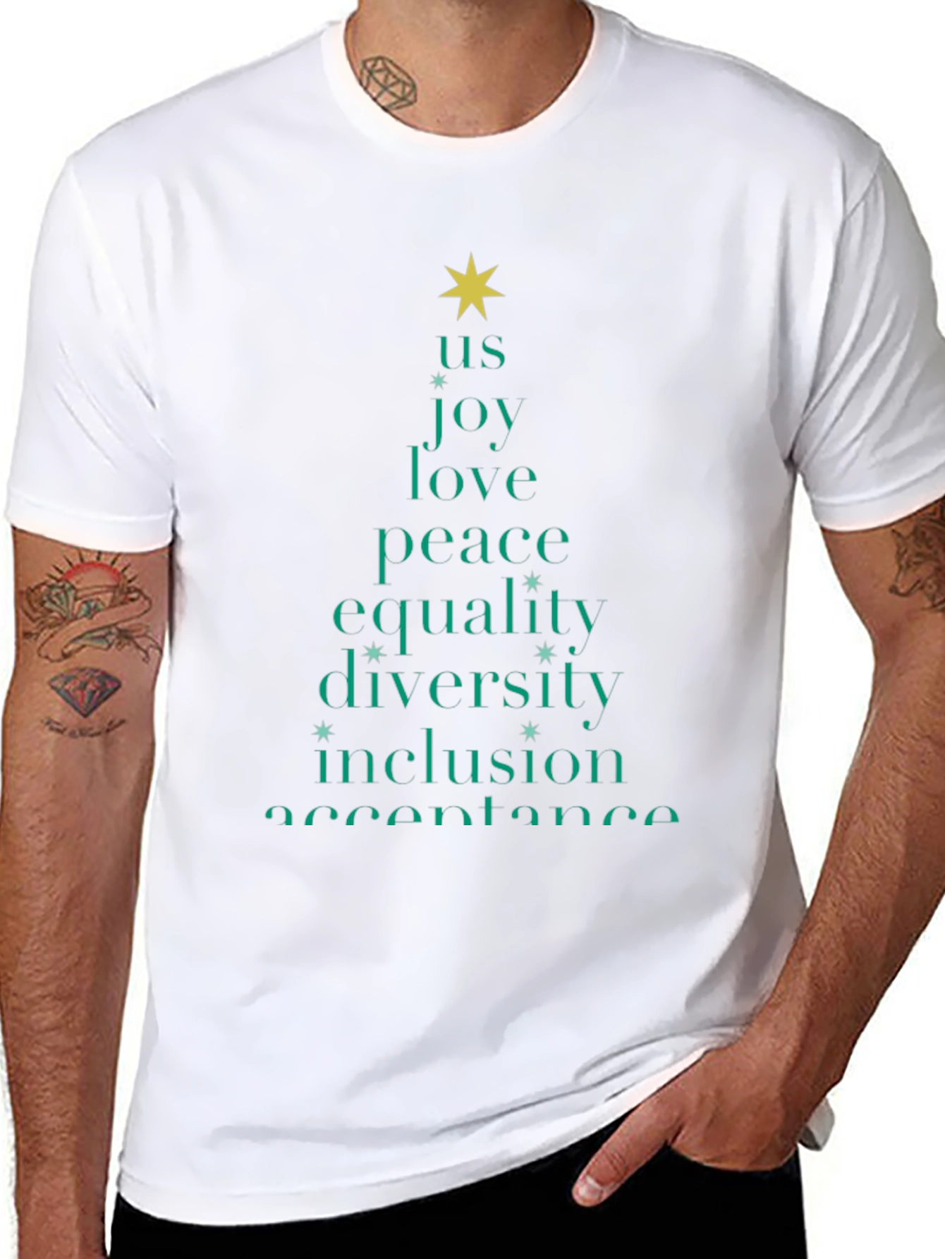 Inclusion Tree Tee - Soft Stylish Comfort