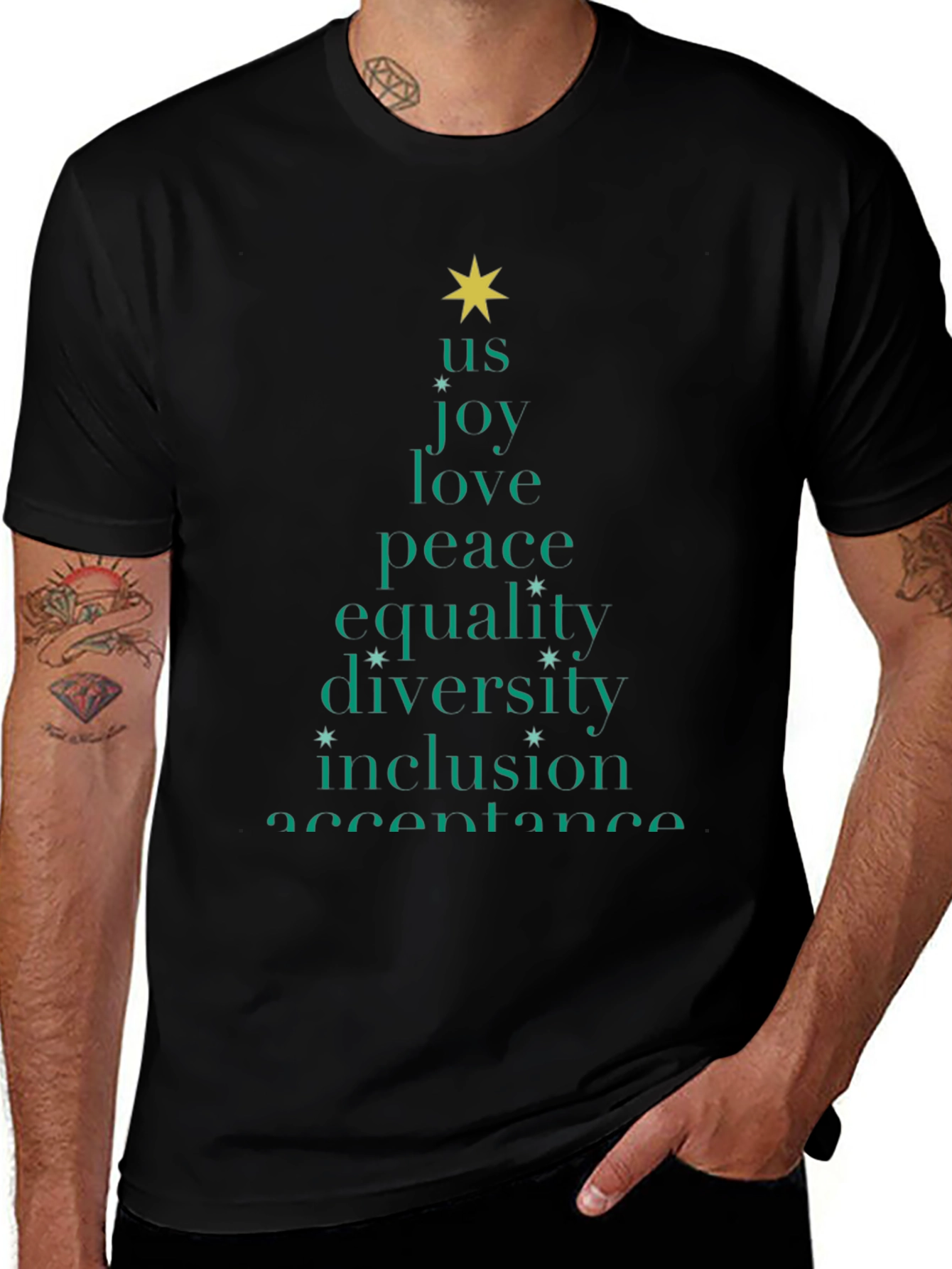 Inclusion Tree Tee - Soft Stylish Comfort