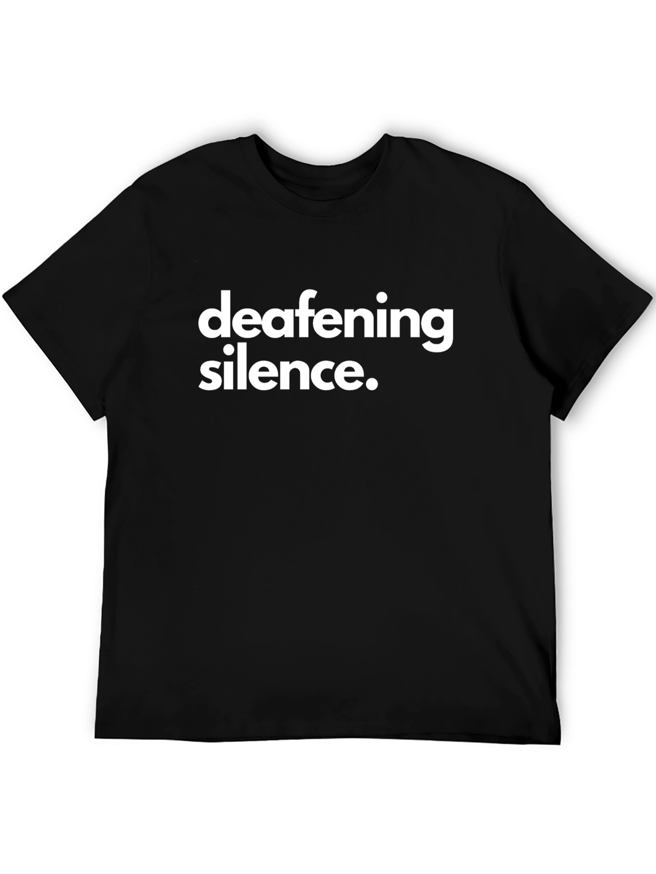 Deafening Silence Graphic Tee - Black