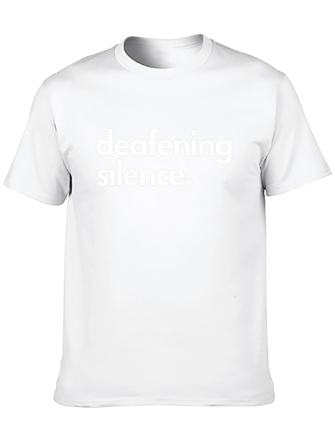 Deafening Silence Graphic Tee - Black