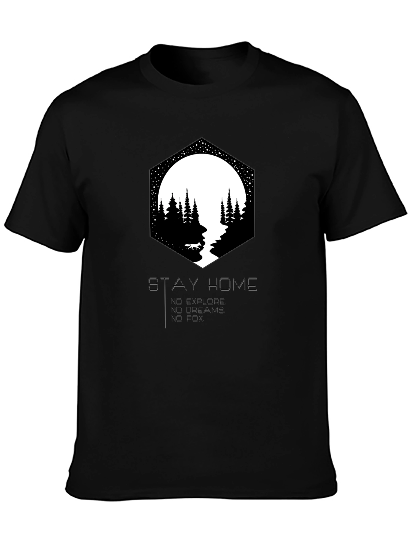 Stay Home Nature Graphic Tee
