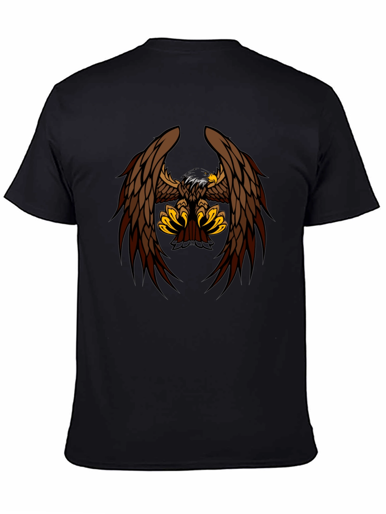 Eagle Claw Graphic Tee - Black Cotton