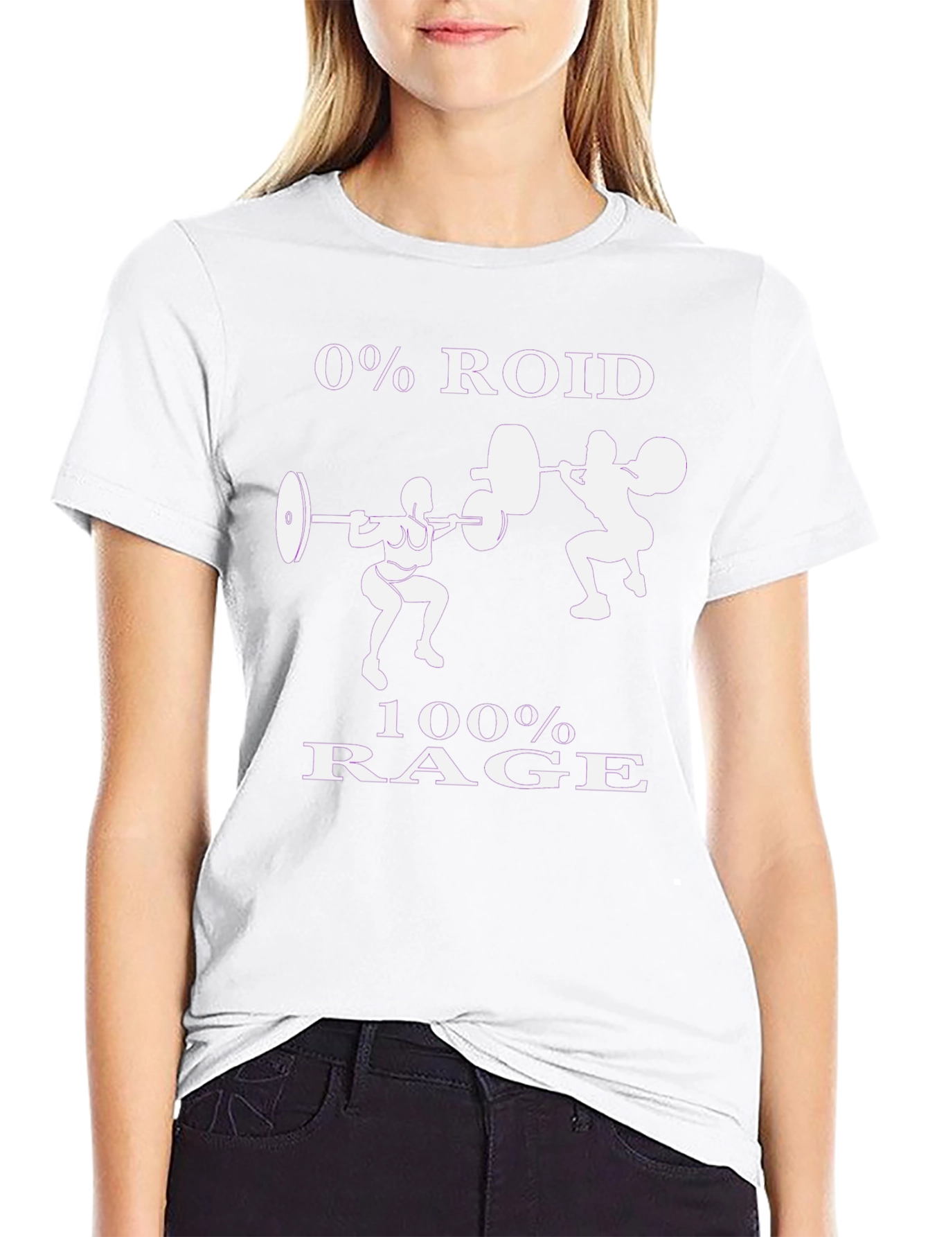 0% Roid 100% Rage Gym T-Shirt