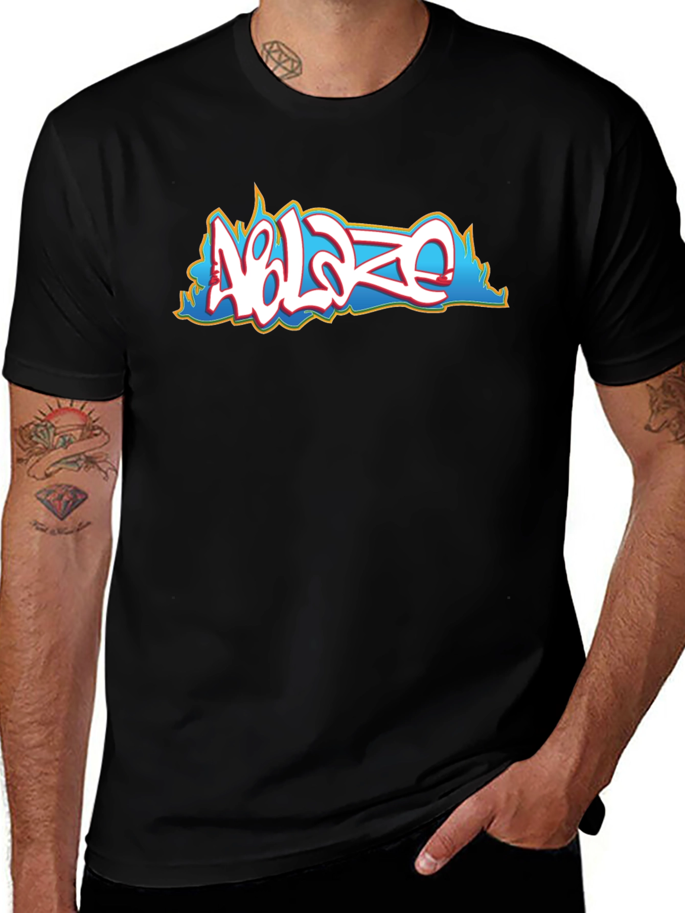 Cool Graphic Tee - Ablaze Design