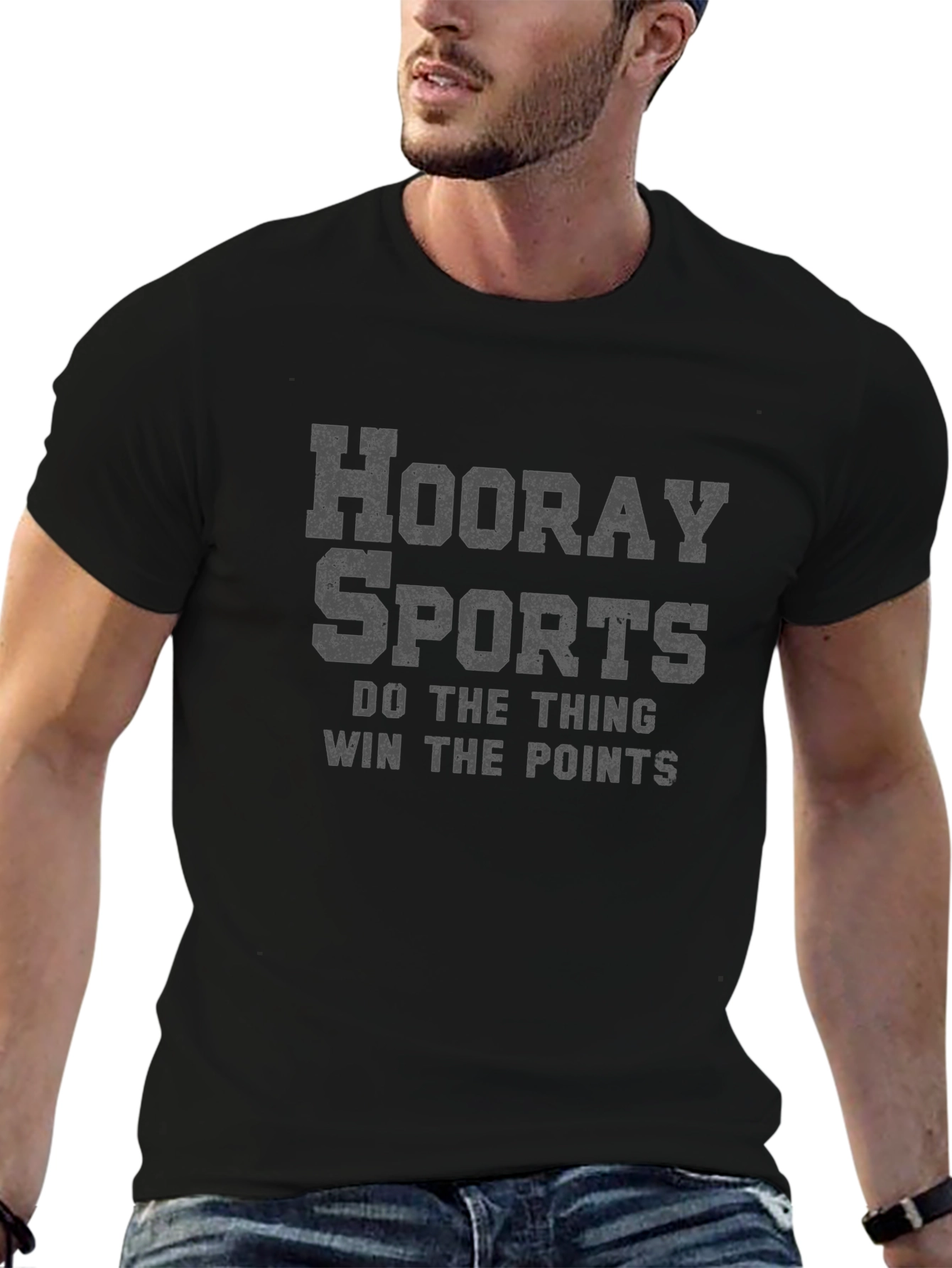Hooray Sports T-Shirt - Funny Slogan Tee
