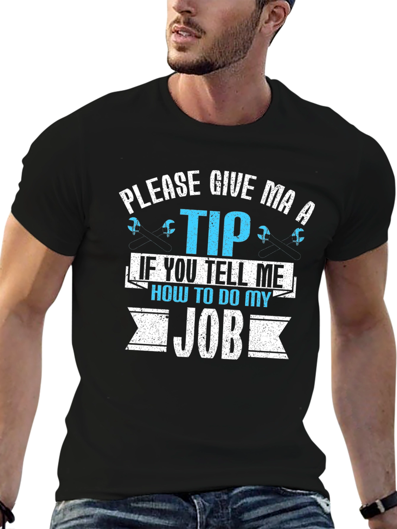 Humorous Tip Graphic T-Shirt