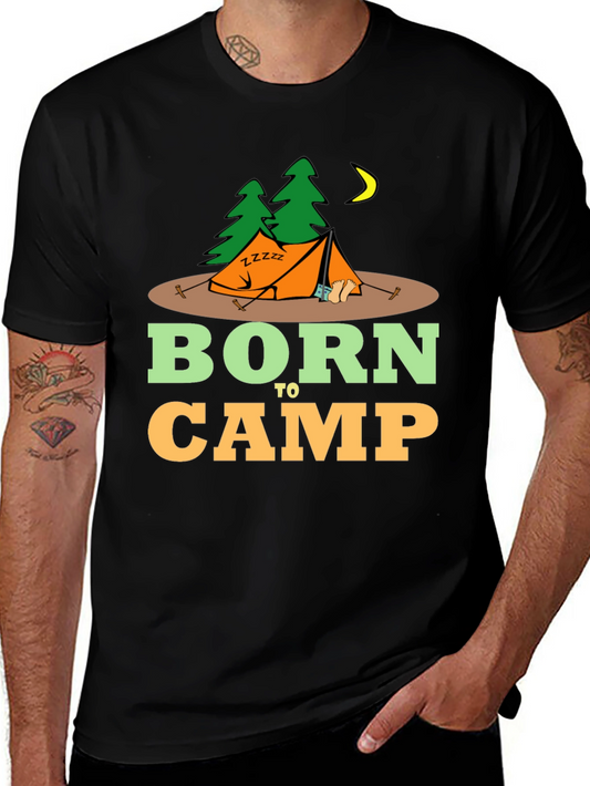 Born to Camp T-Shirt - Outdoor Adventure Tee