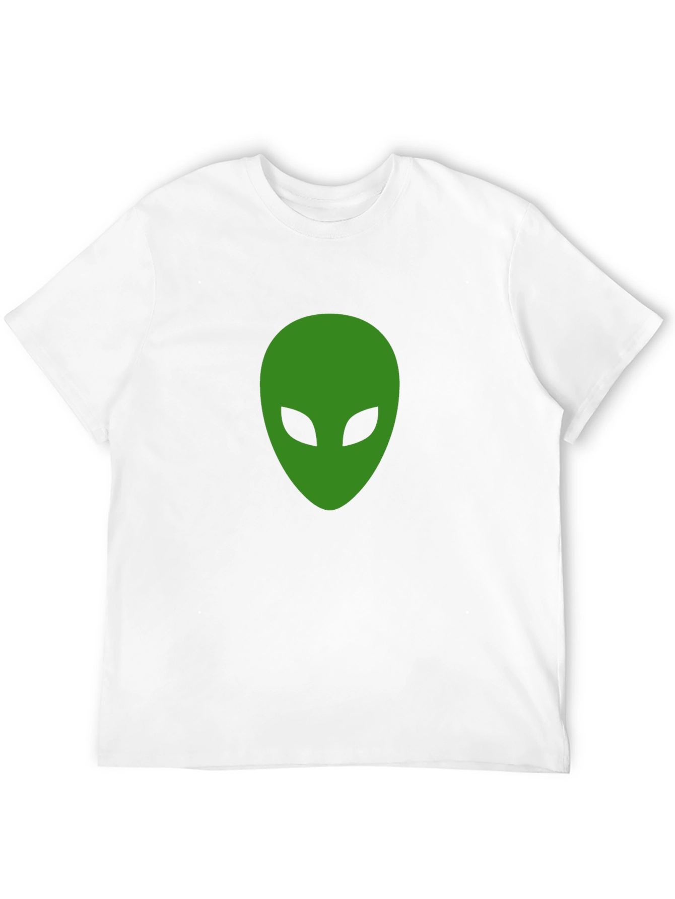 Alien Head Graphic Black T-Shirt